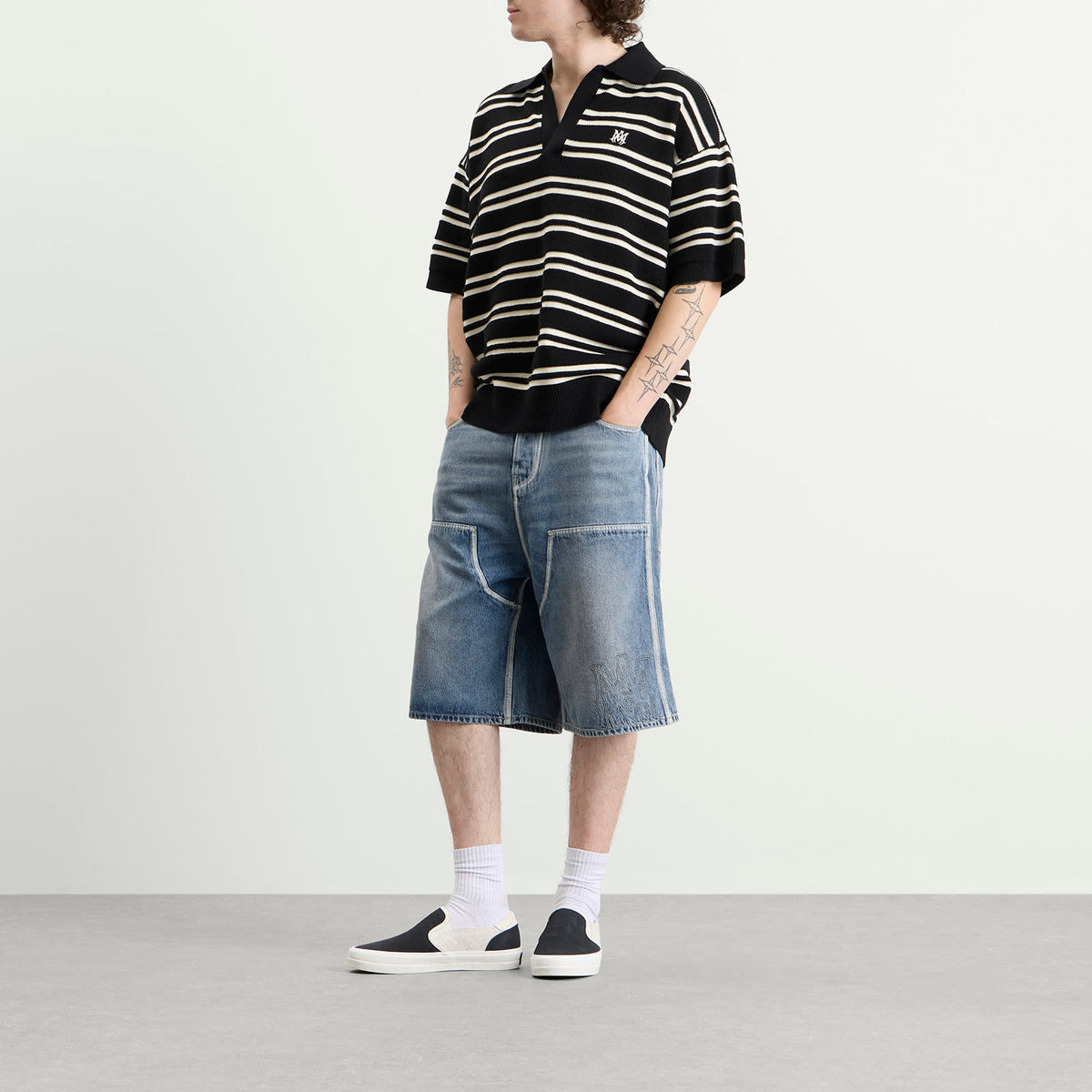 Amiri MA Denim Carpenter Short
