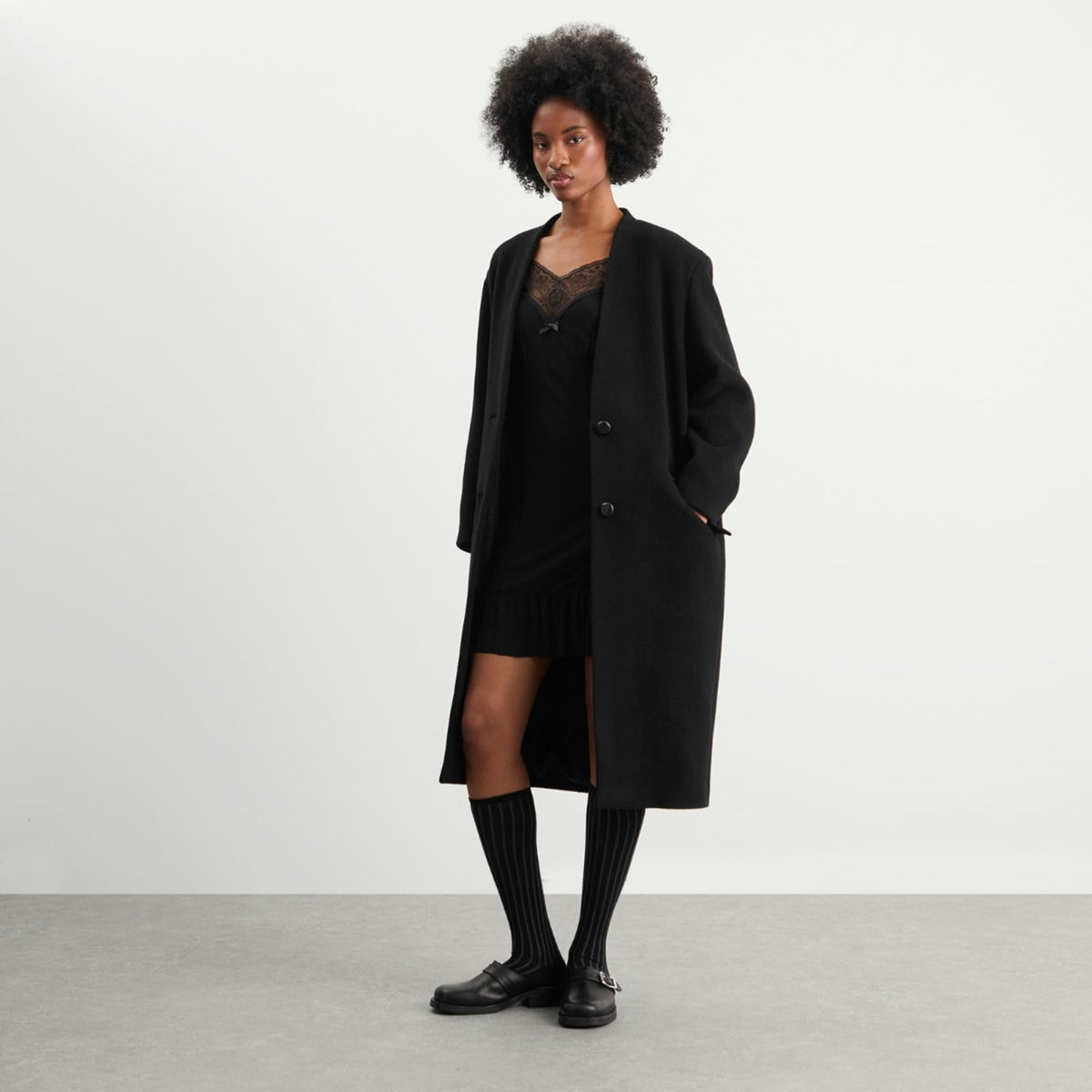 Isabel Marant Florane Long Wool Coat
