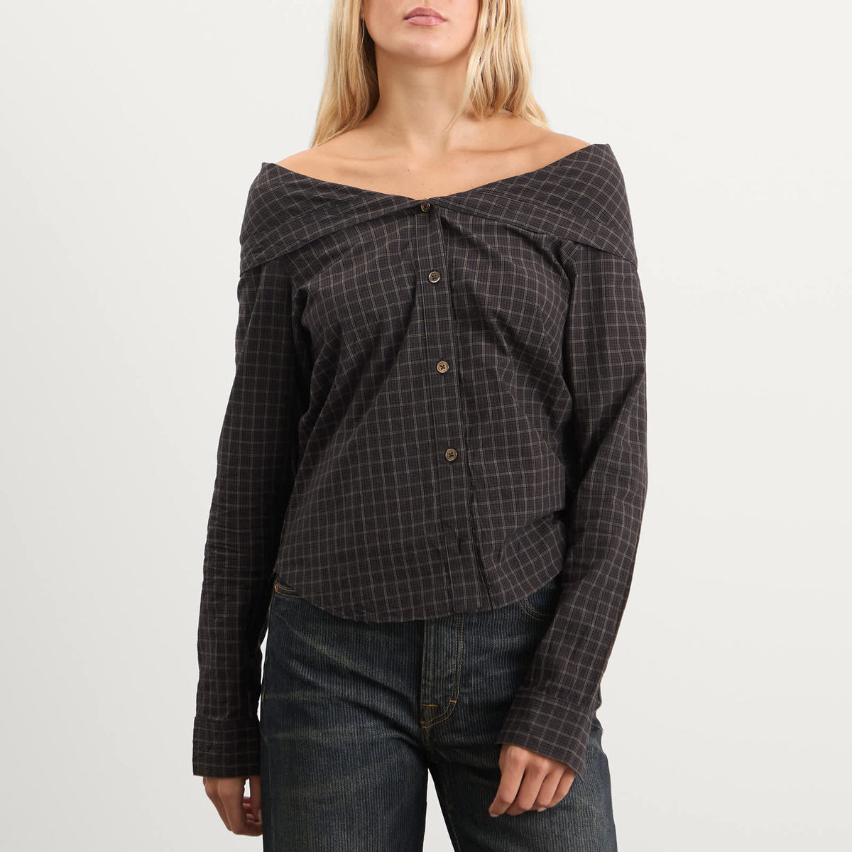 Our Legacy Kaonashi Wide Neck Shirt