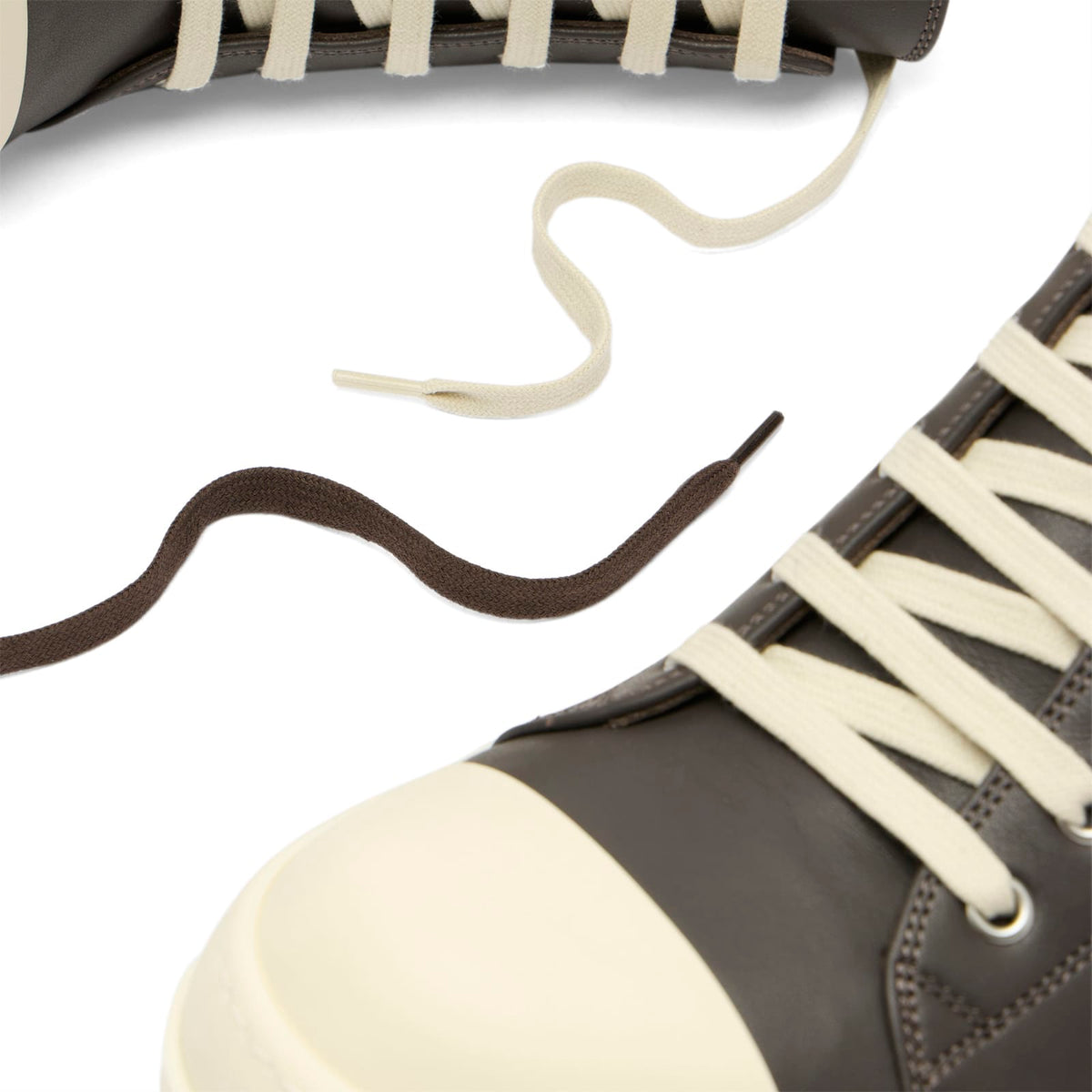 Rick Owens Leather Low Sneaks