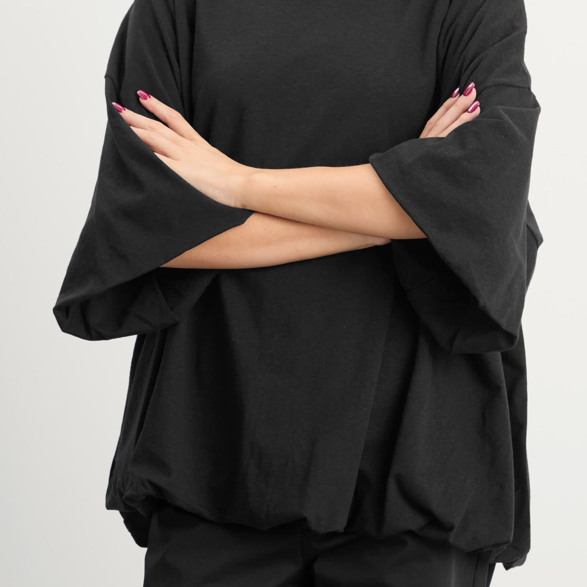 Acne Studios Eniko Irregular Balloon T-Shirt Dress
