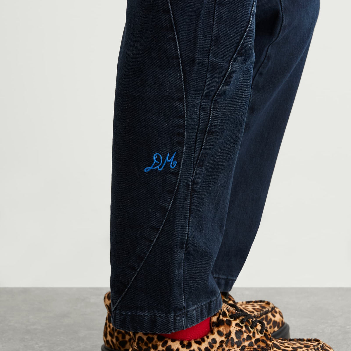 Damson Madder Juli Wavy Seams Jeans