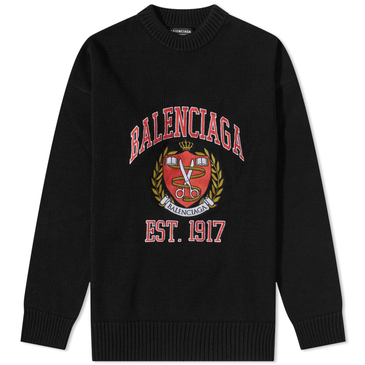 Balenciaga University Logo Crew Sweat