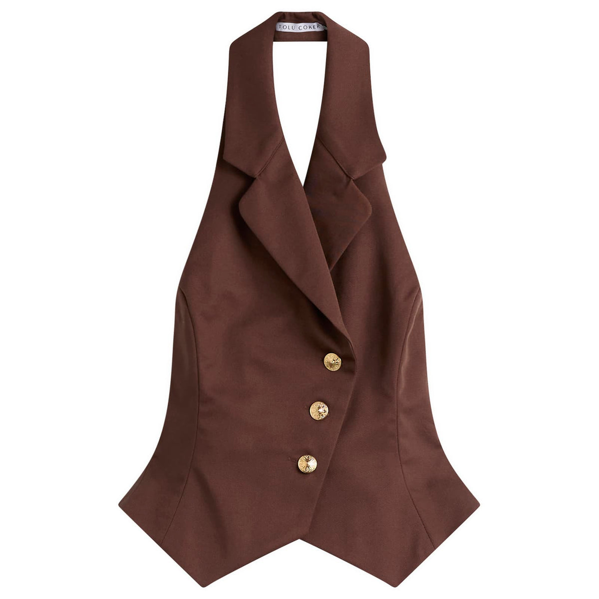Tolu Coker Halter Waistcoat
