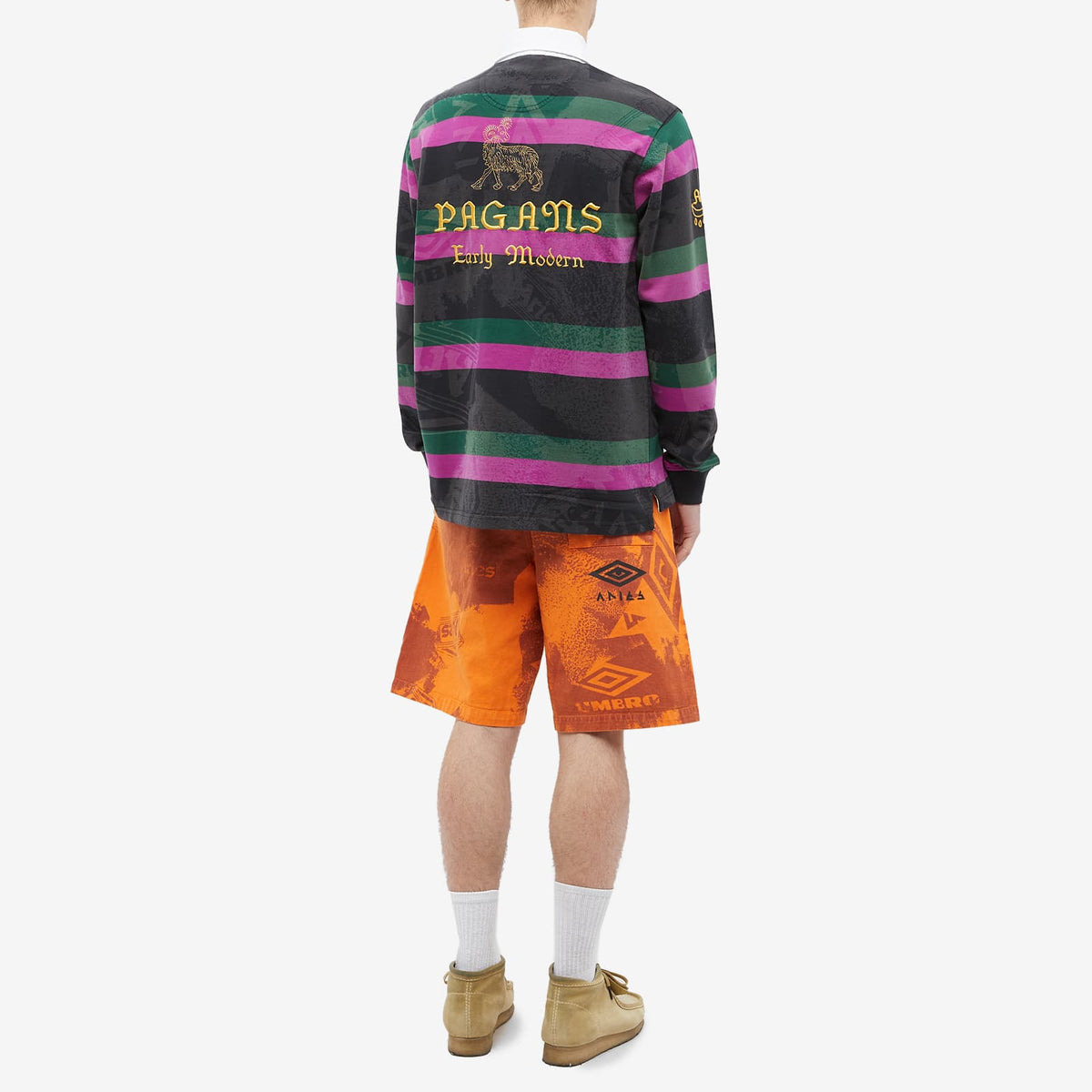Aries x Umbro Lasered Rugby Shirt