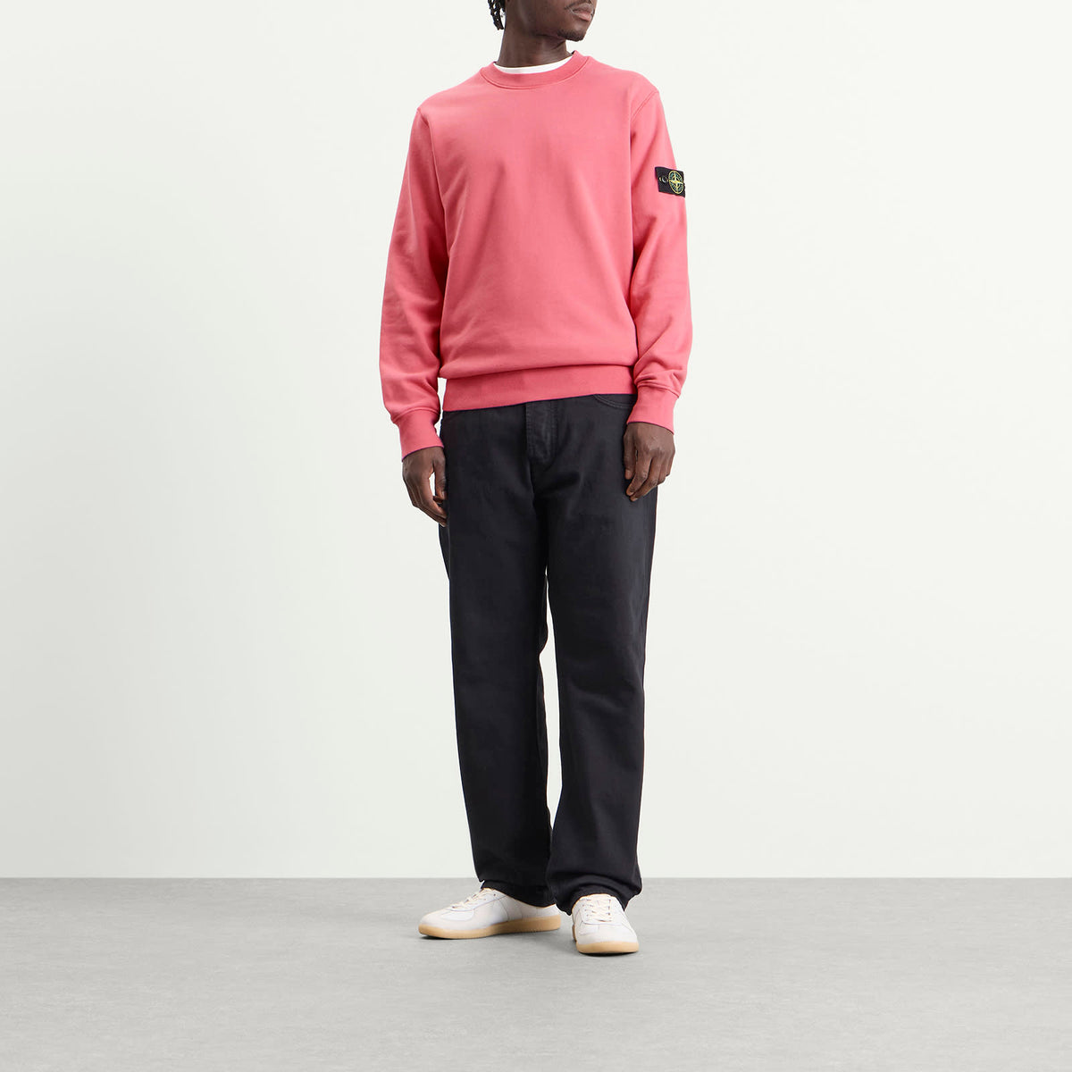 Stone Island Organic Cotton Fleece Sweatshirt