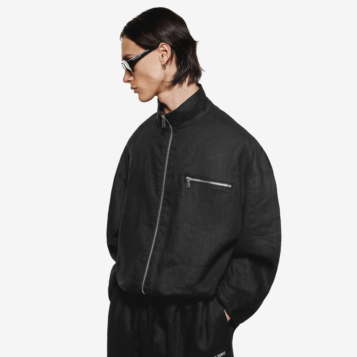MKI Linen Track Jacket