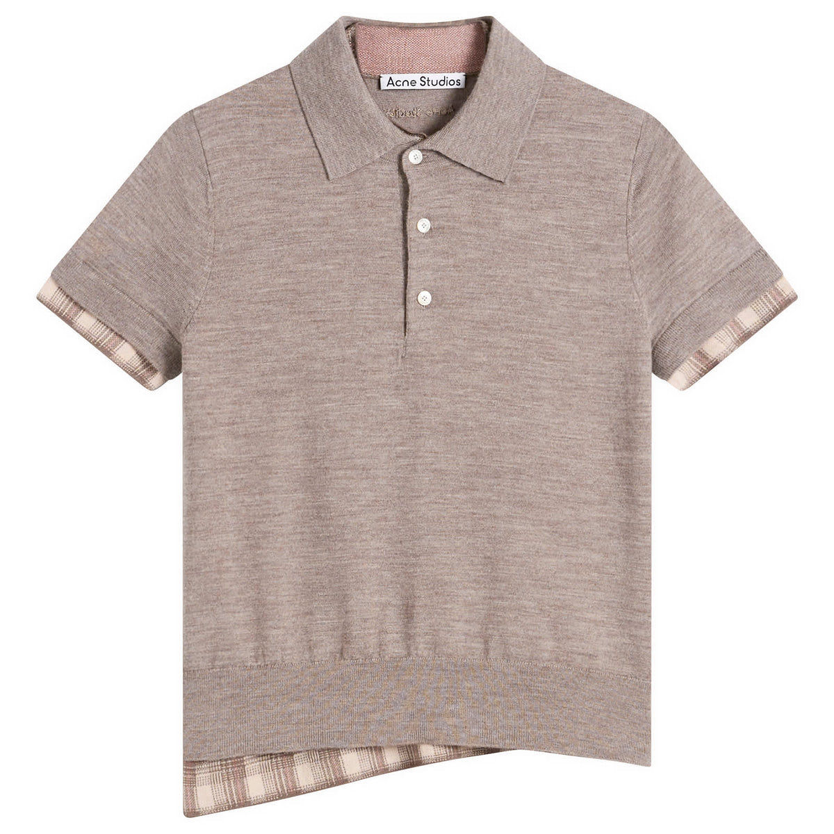 Acne Studios Kalissa Double Archetypes Polo