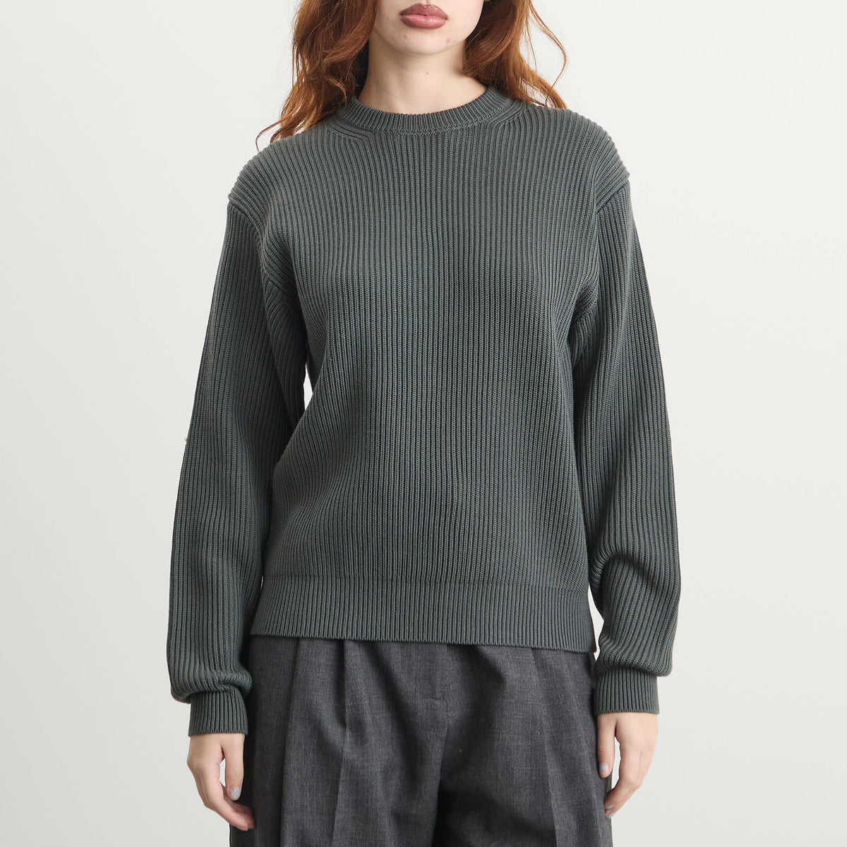 Auralee Soft Rib Knit Pullover