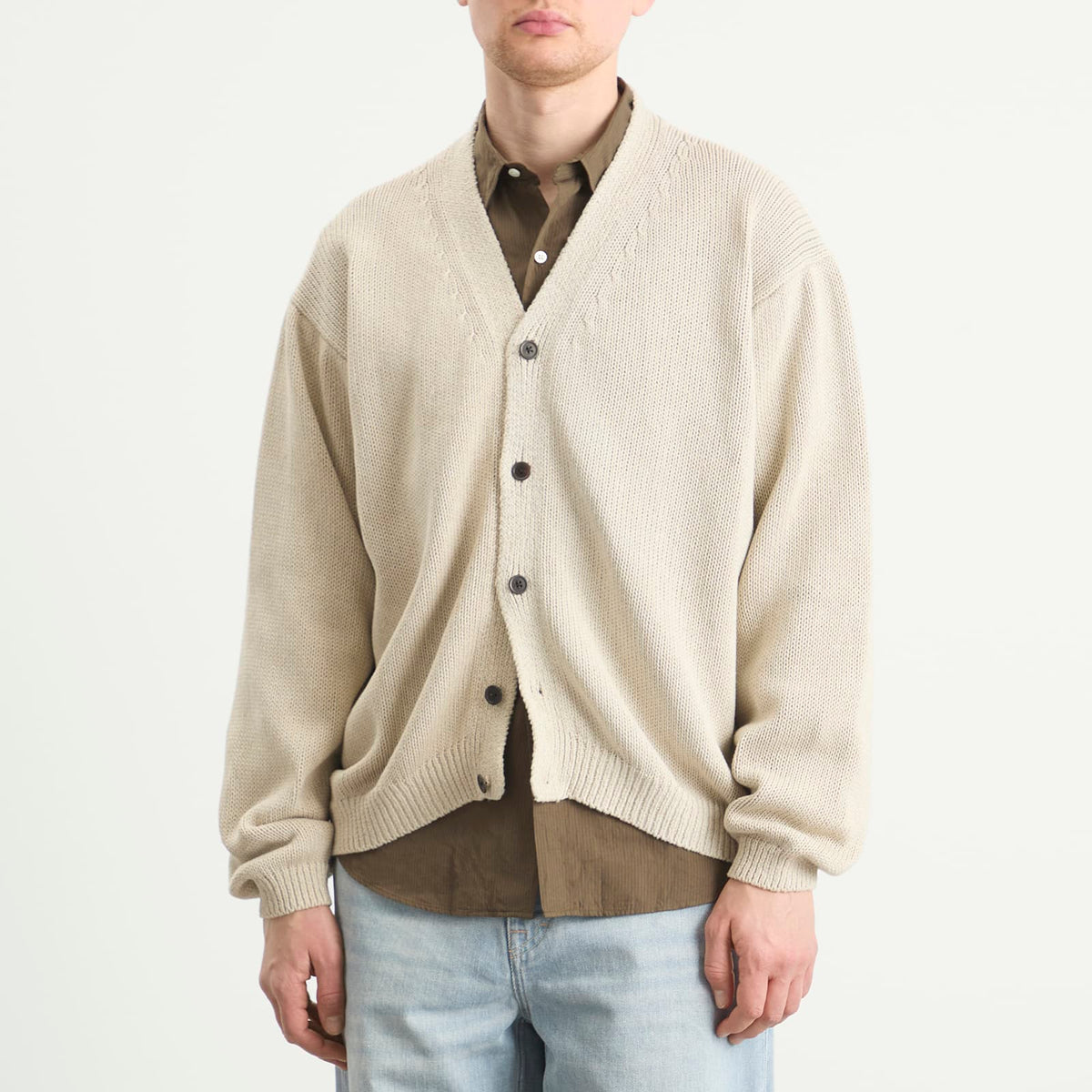 Kaptain Sunshine Cotton Washi Hand Frame Cardigan