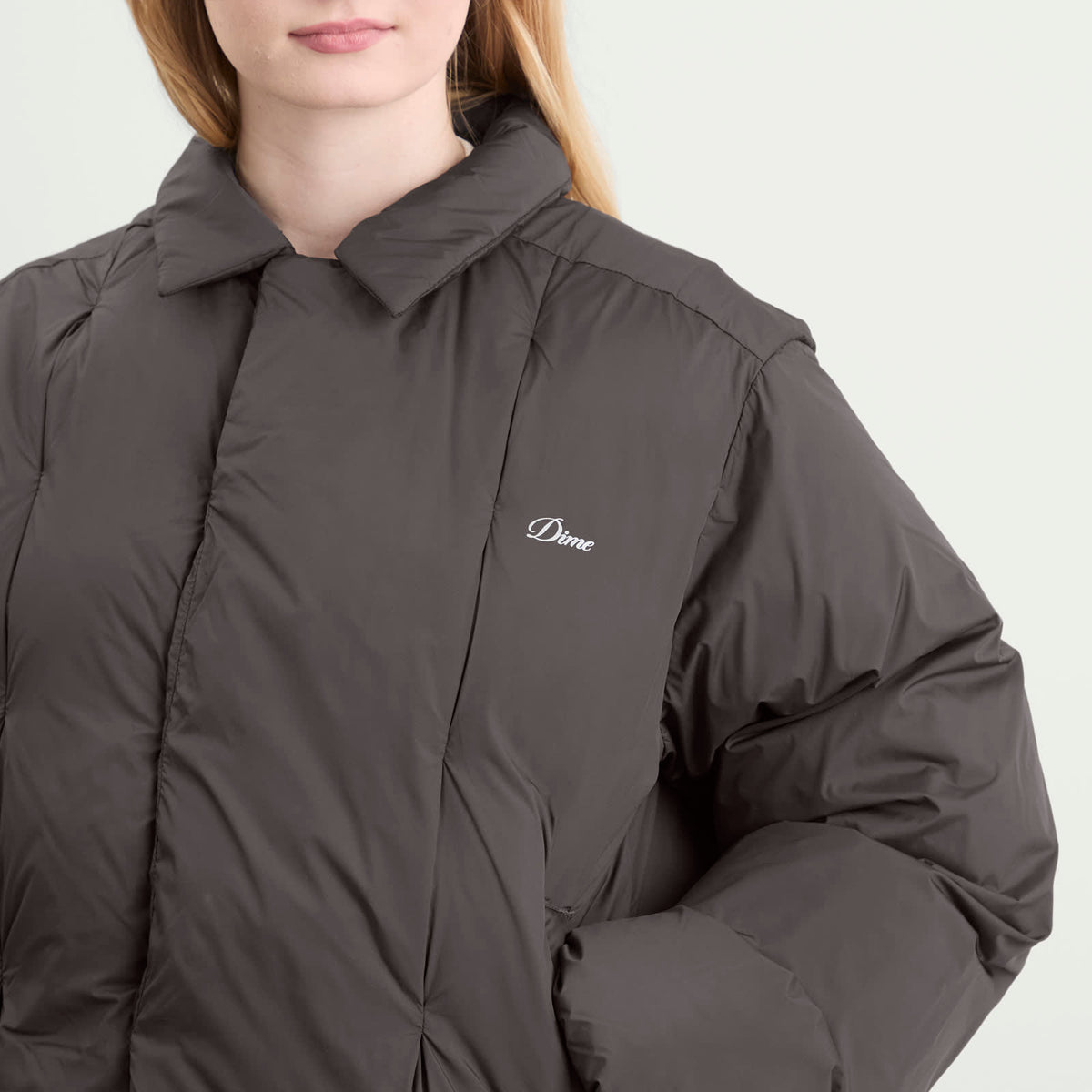 Dime Pleated Puffer Jacket
