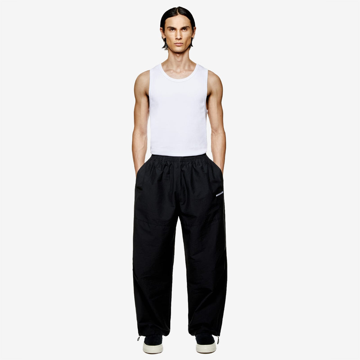 MKI Washed Cotton Nylon Parachute Pants