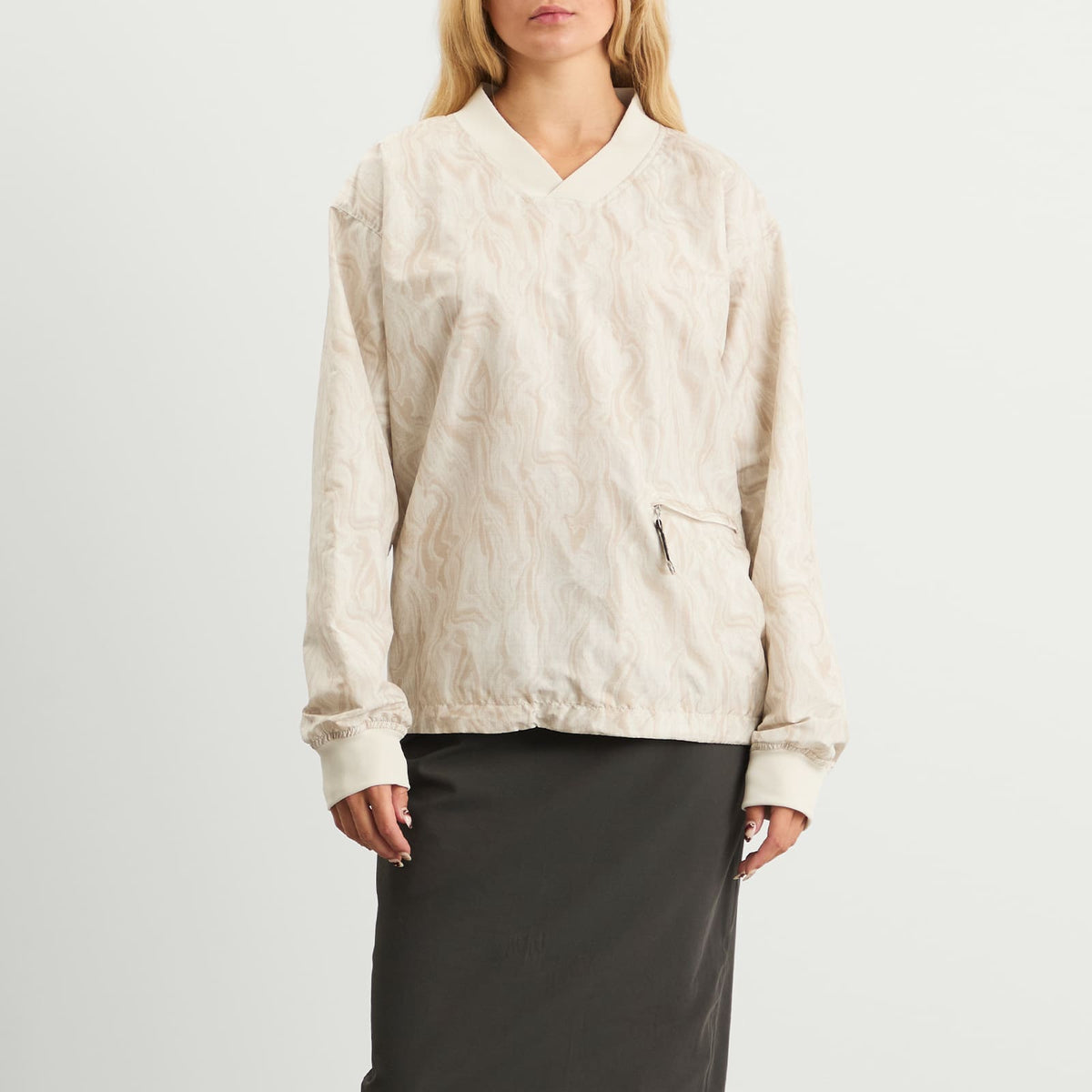 TOGA ARCHIVES V-Neck Ripstop Pullover