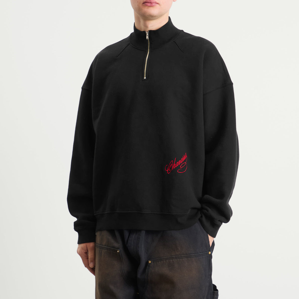 Willy Chavarria Bravo Quarter Zip