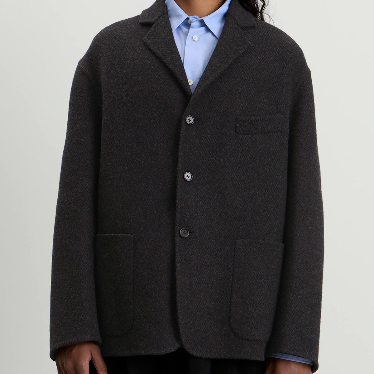 Jil Sander Wool Double Faced Workwear Jacket