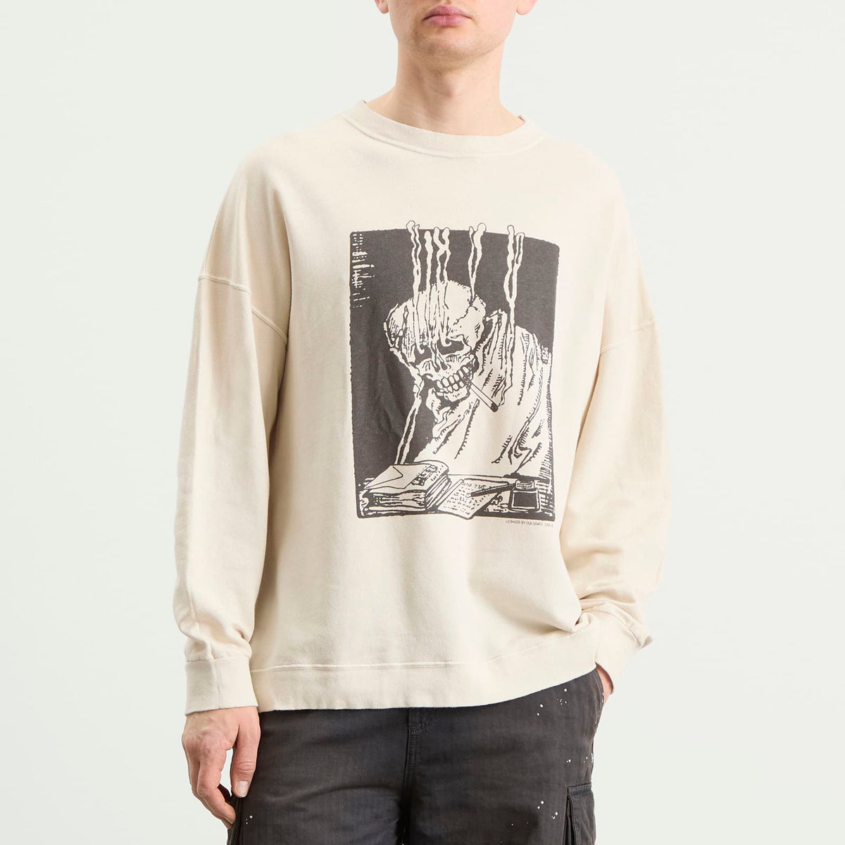 Our Legacy Angry Fan Mail Slack Sweatshirt