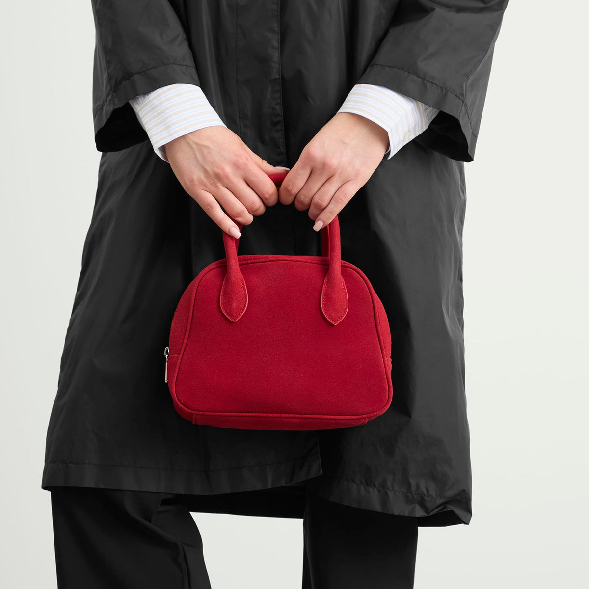 Dunst Suede Boston Bag