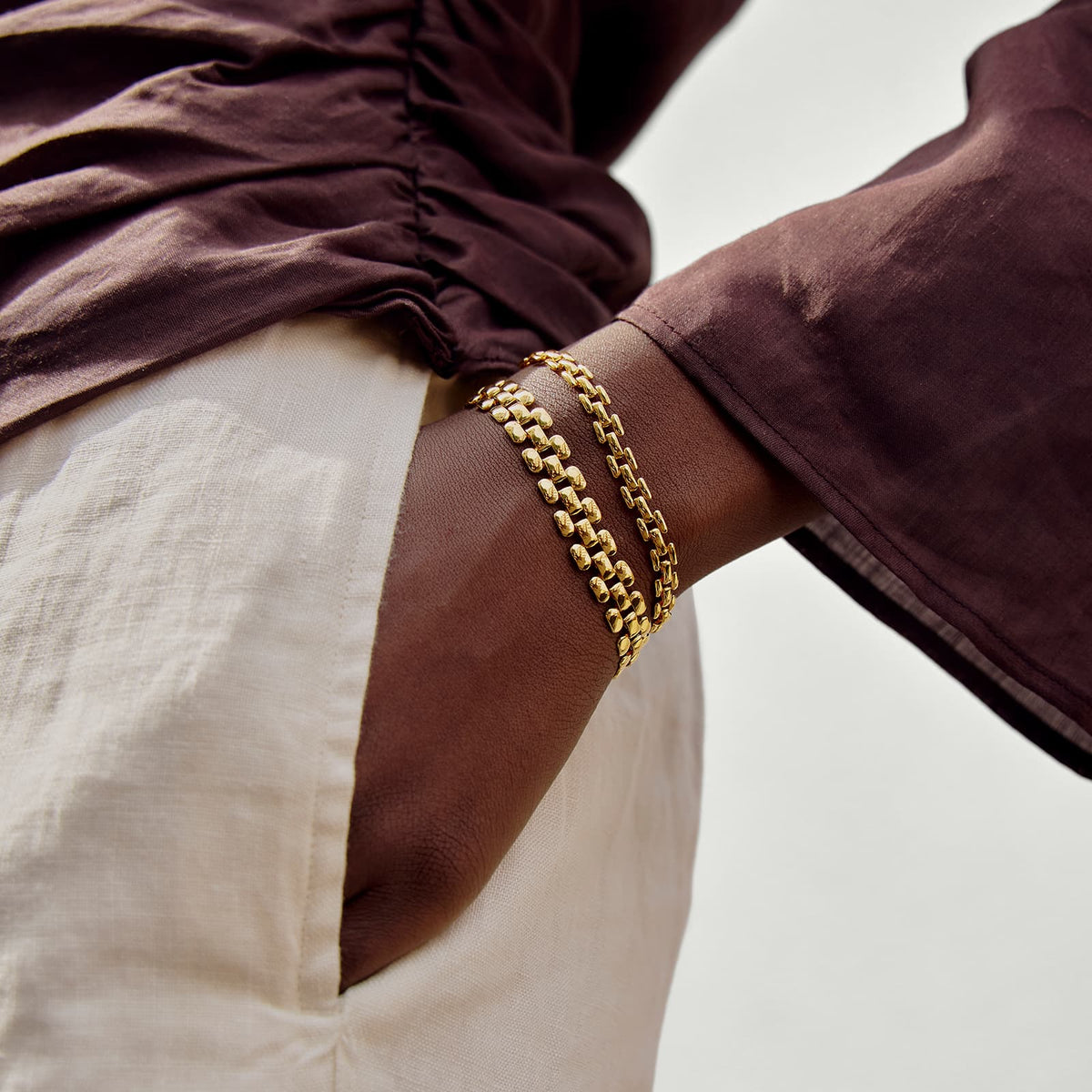 Missoma Timepiece Wide Chain Bracelet