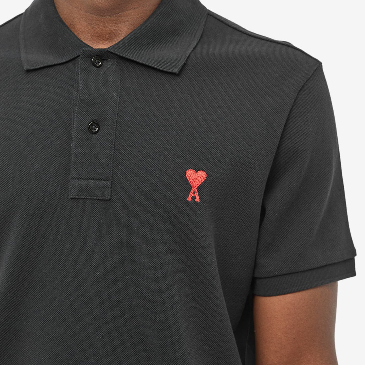 AMI A Heart Logo Polo