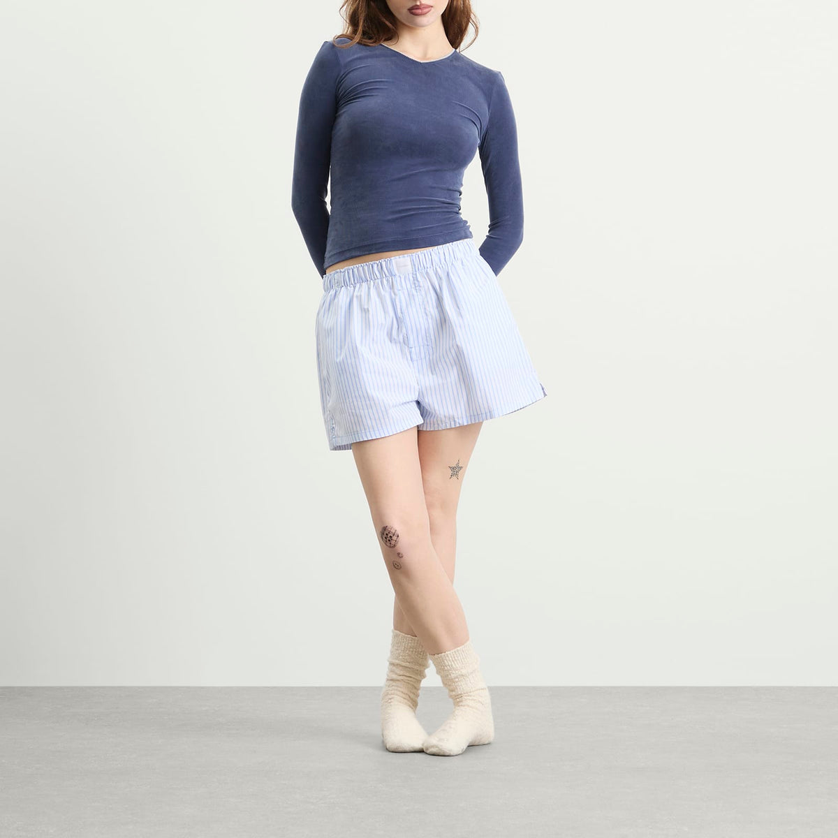 Calvin Klein Cotton Poplin Sleep Short