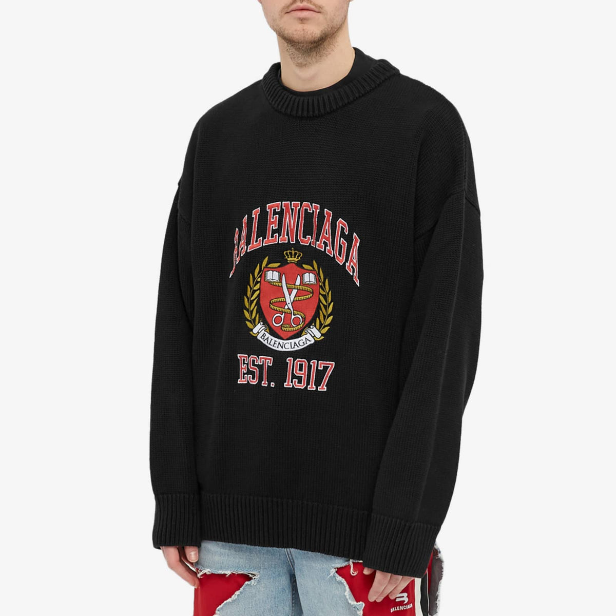 Balenciaga University Logo Crew Sweat