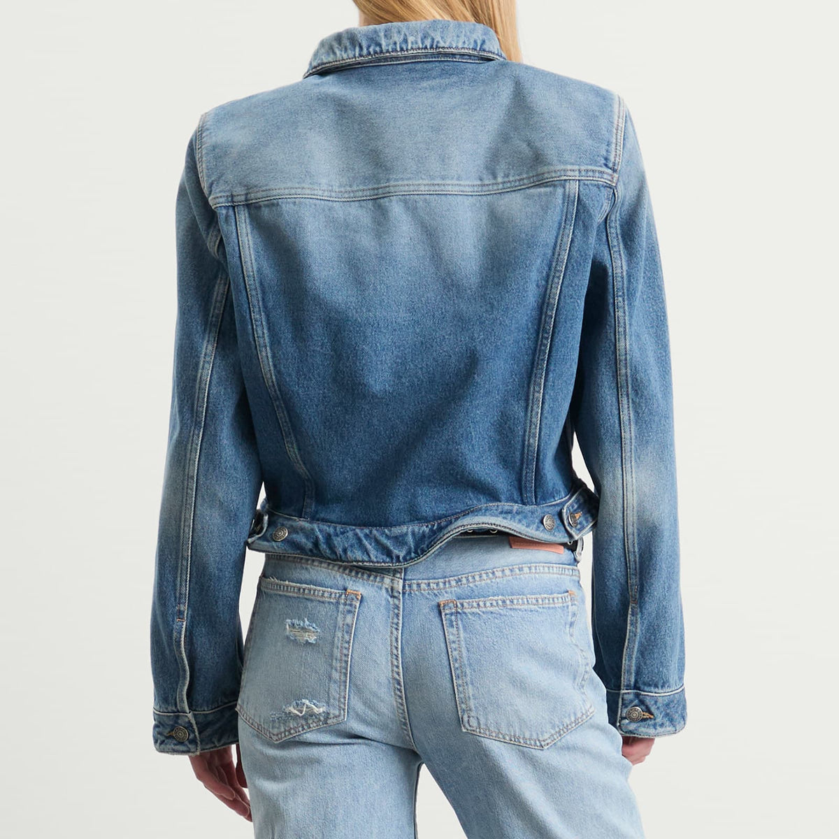 Acne Studios Oleag Vintage Wiggle Denim Jacket