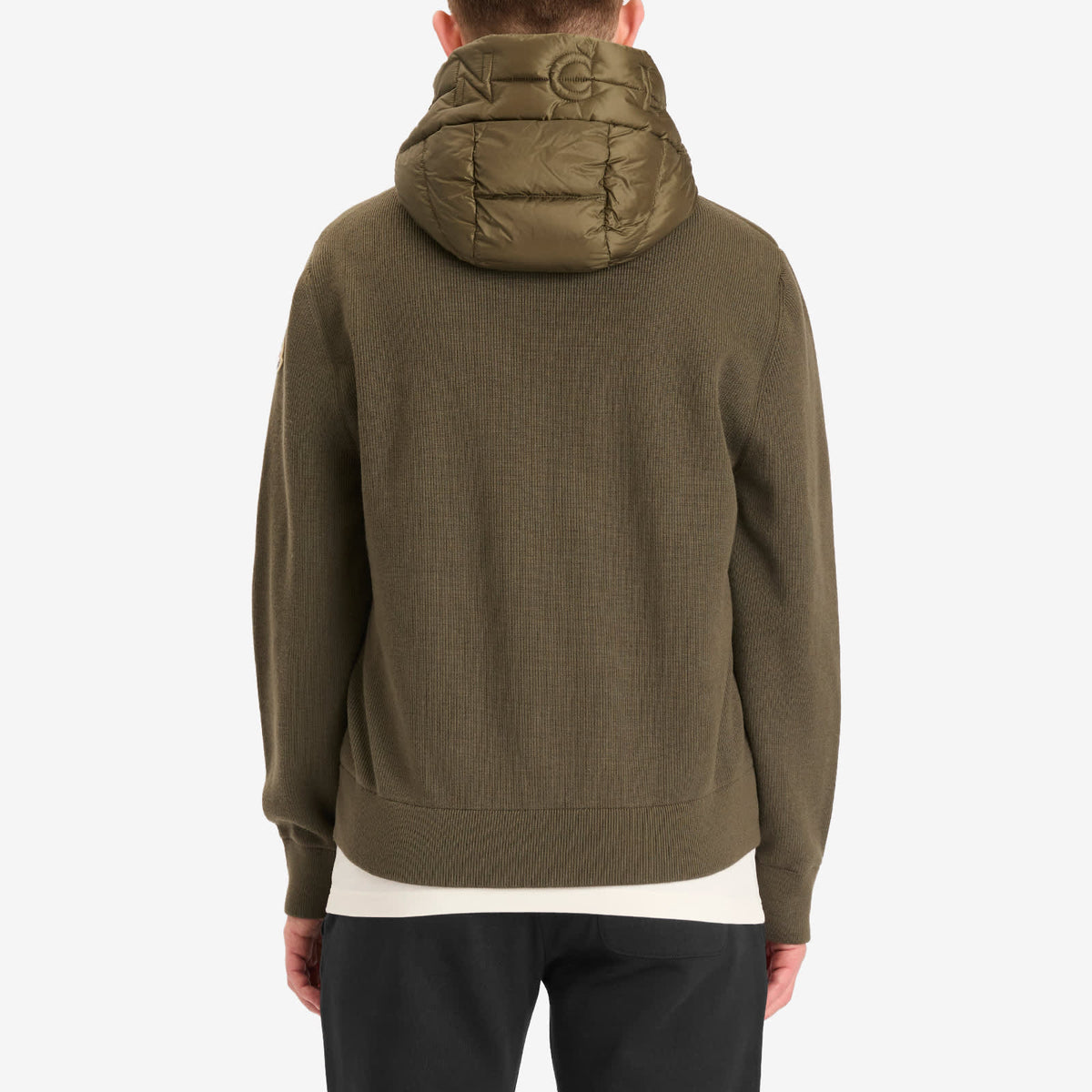 Moncler Hybrid Zip Through Hooded Jacket