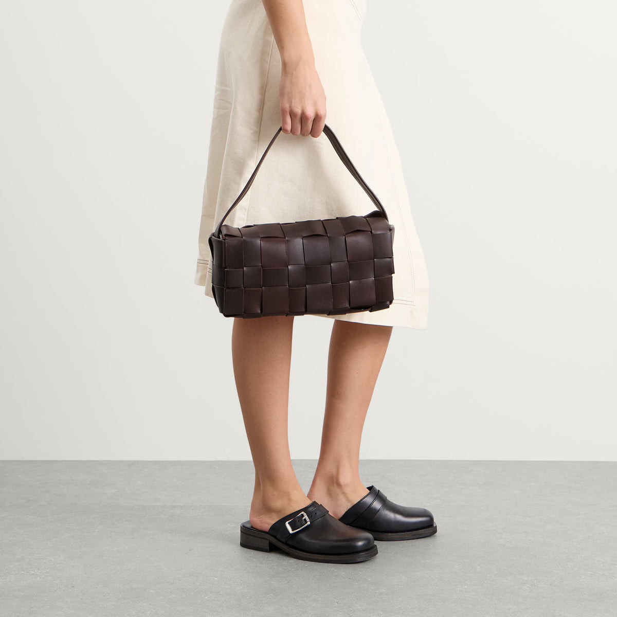 St. Agni Woven Envelope Slim Tote
