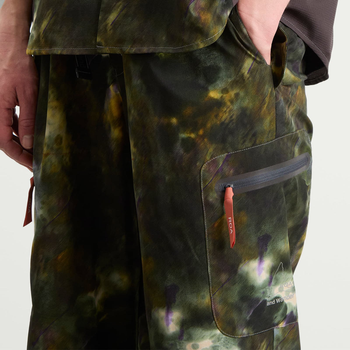 and wander x ROA Printed Breathable Trousers