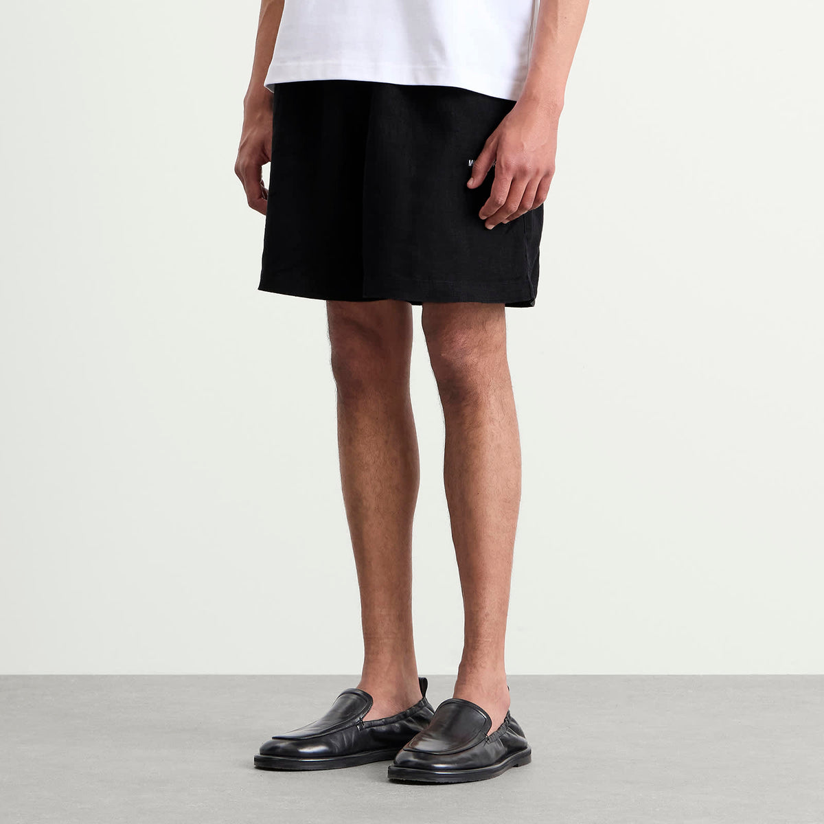 MKI Linen Wide Leg Shorts