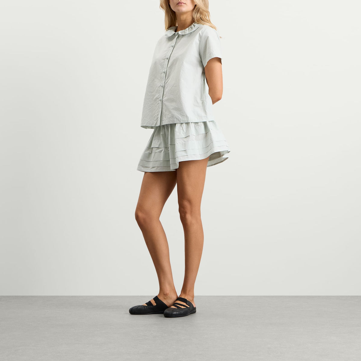 My Mum Made It Pleat Mini Skirt