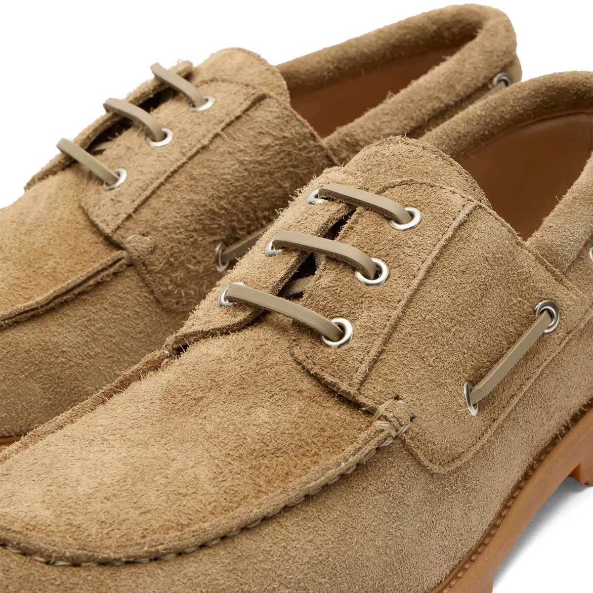 Studio Nicholson Guston Lace Up Boat Shoe
