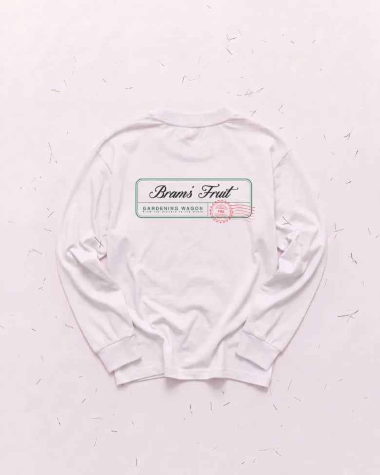 Bram's Fruit longsleeve top in white