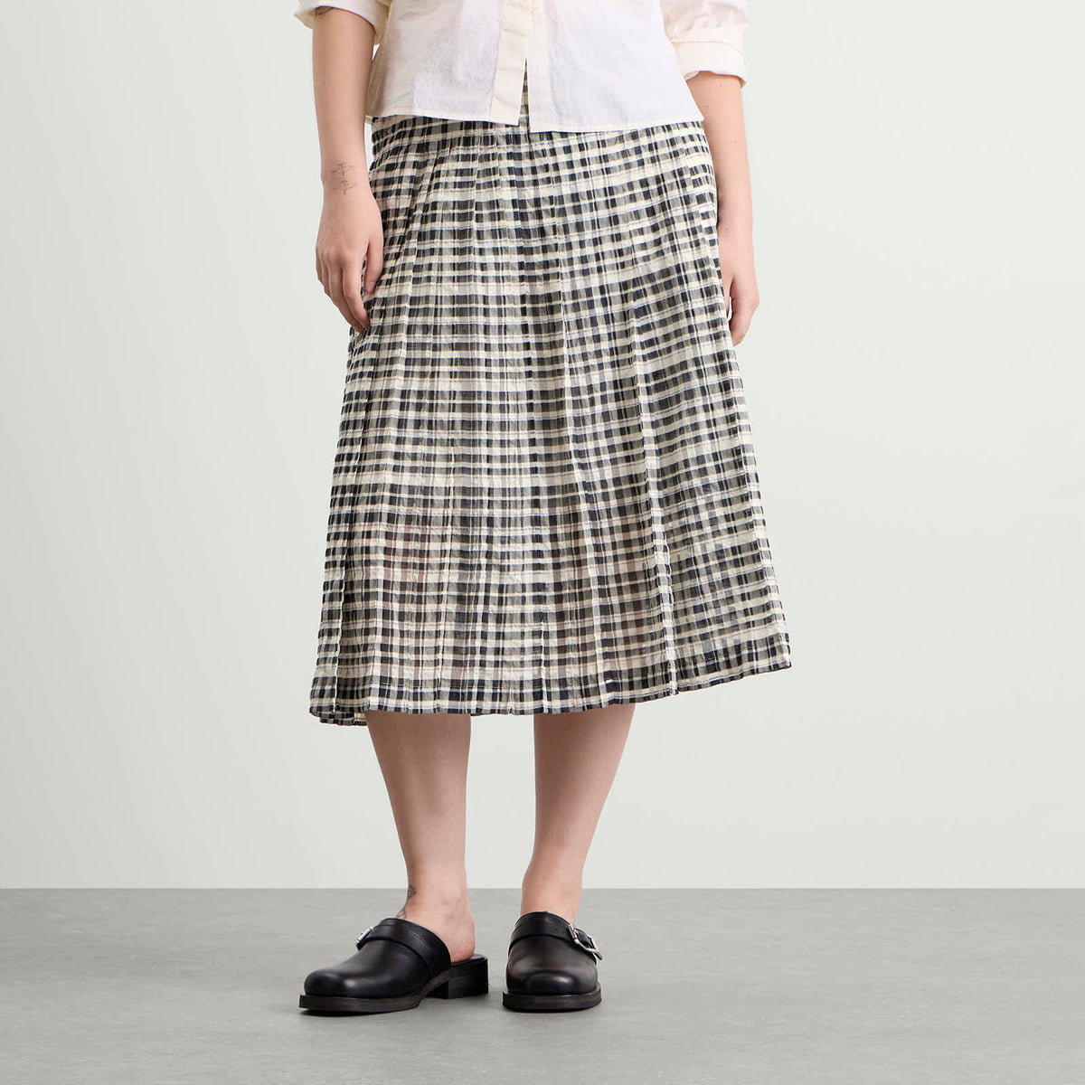 YMC Rosette Midi Skirt