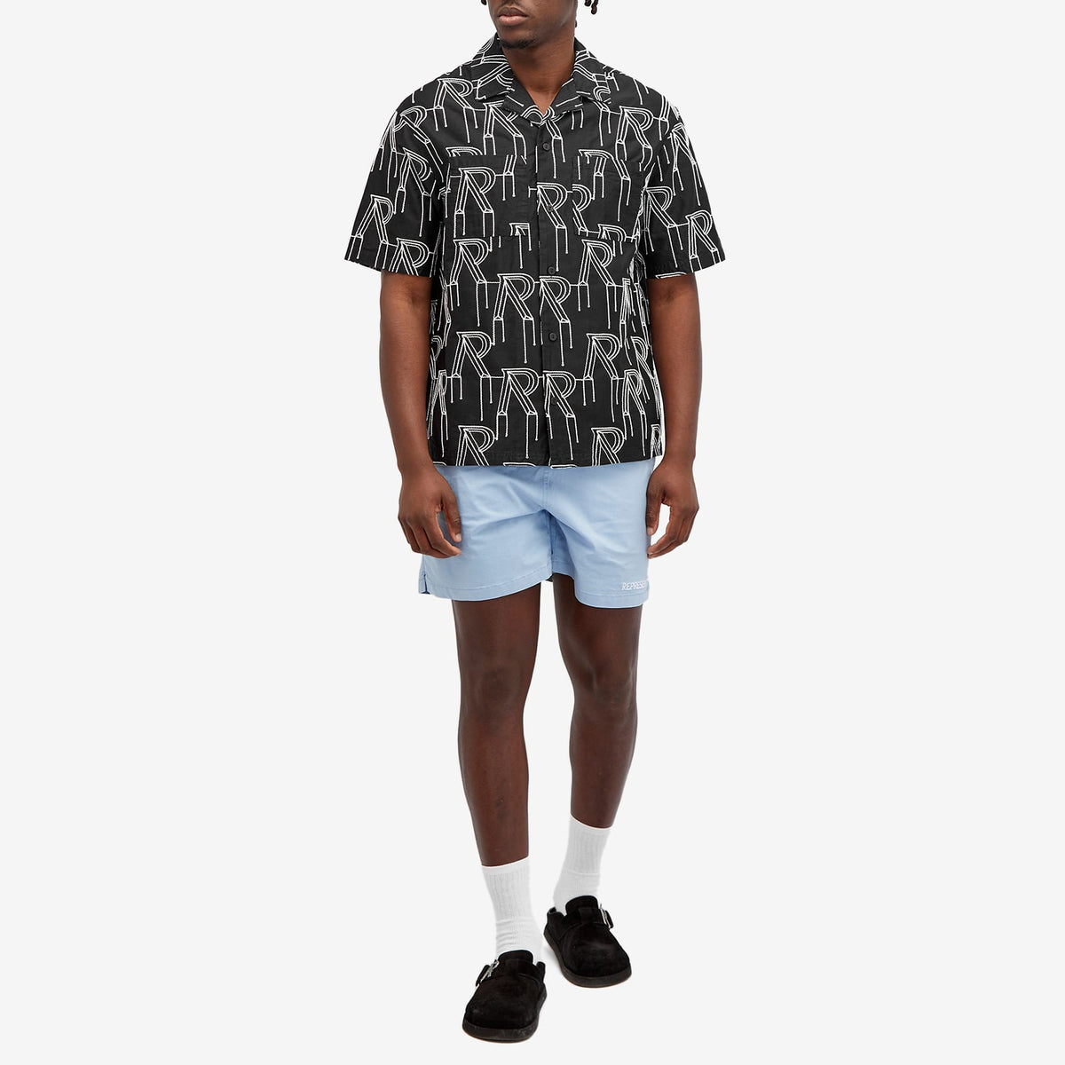 Represent Embroided Initial Vacation Shirt