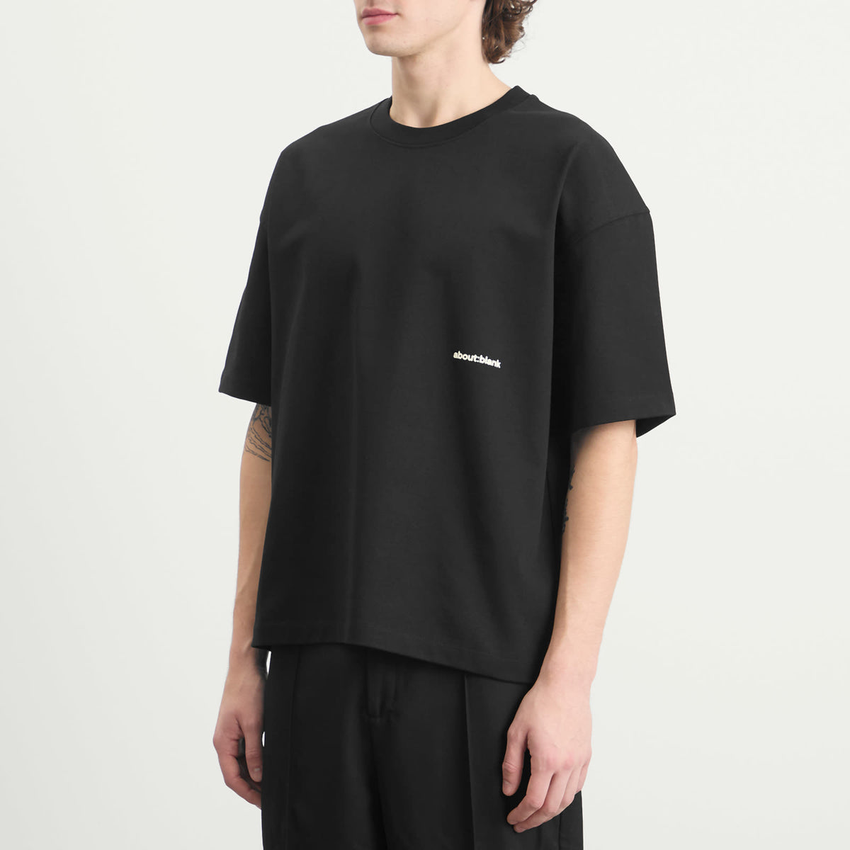 about:blank Box Logo T-Shirt