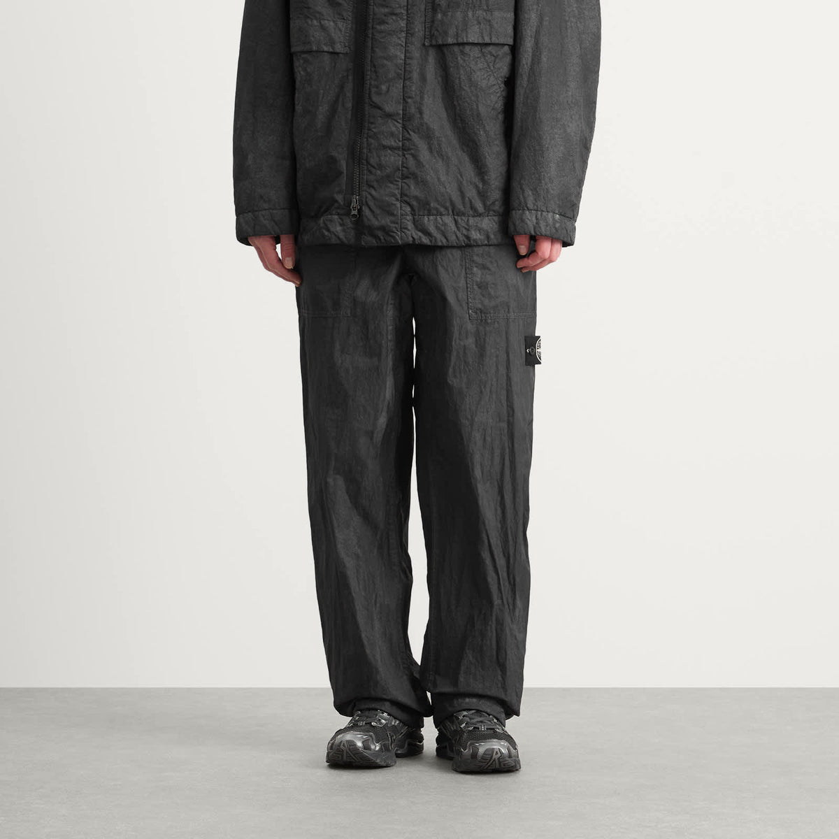 Stone Island Dense Nylon-TC Hand Sprayed Reflective Trousers