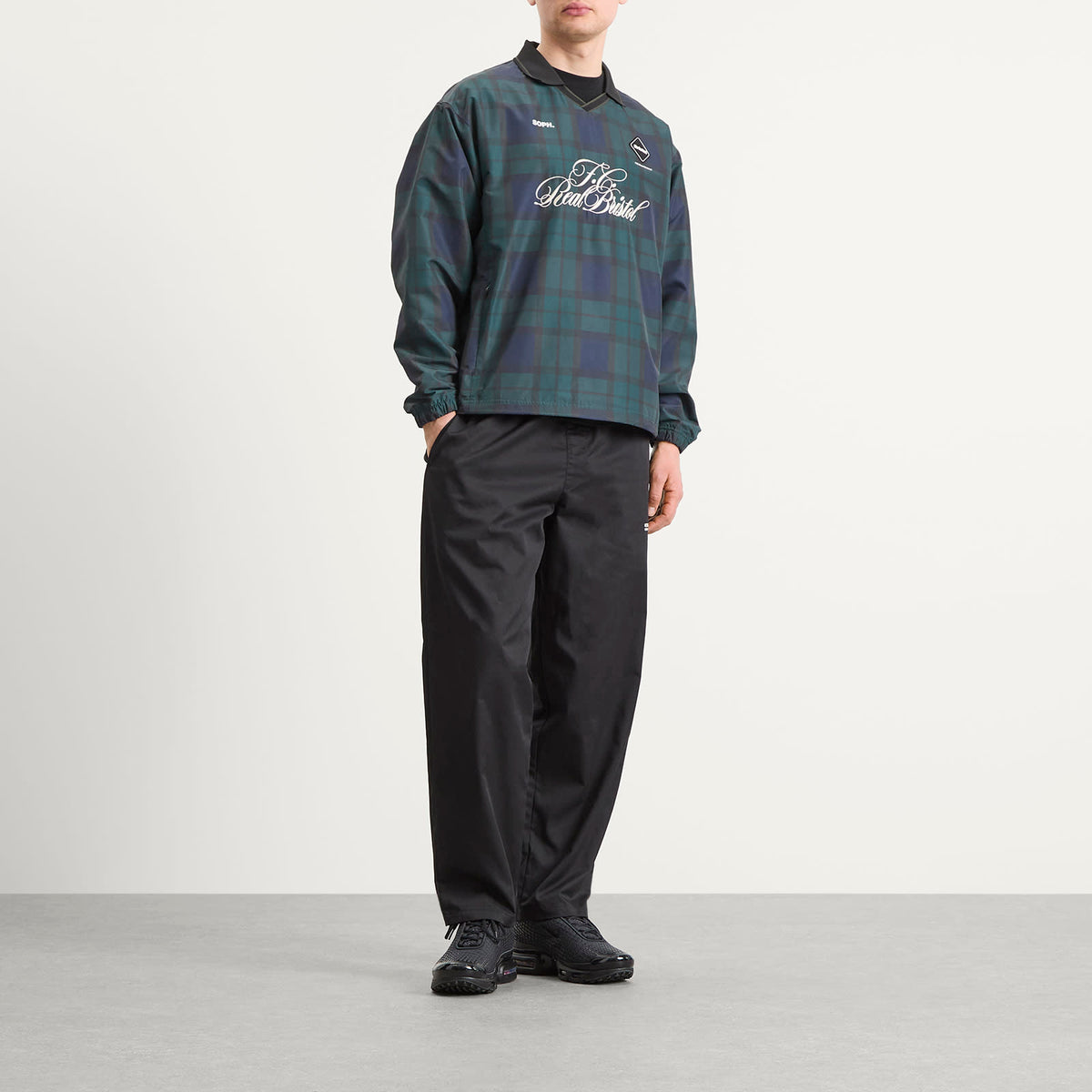 F.C. Real Bristol Plaid Practice Polo Collar Piste