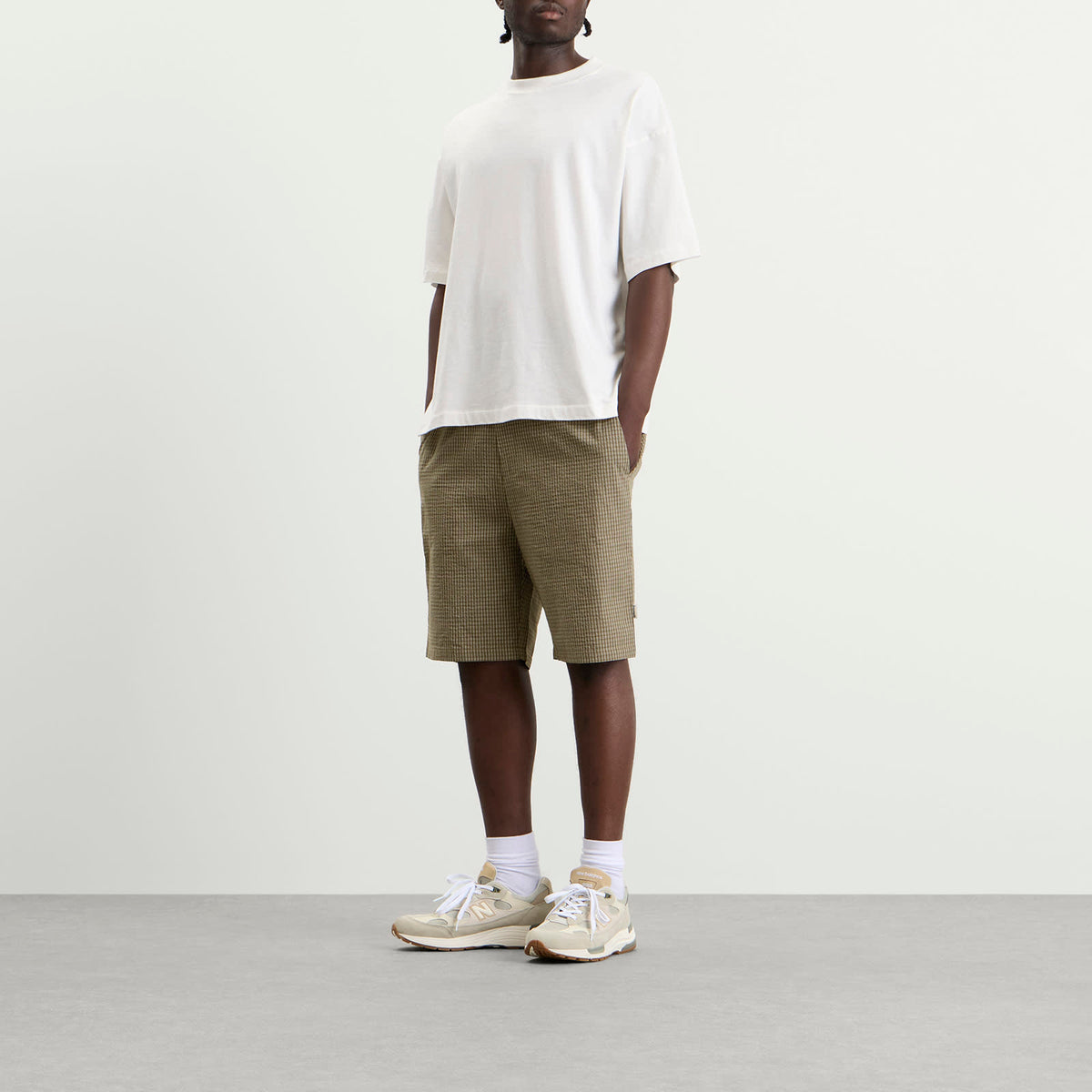 Bound Gingham Shorts