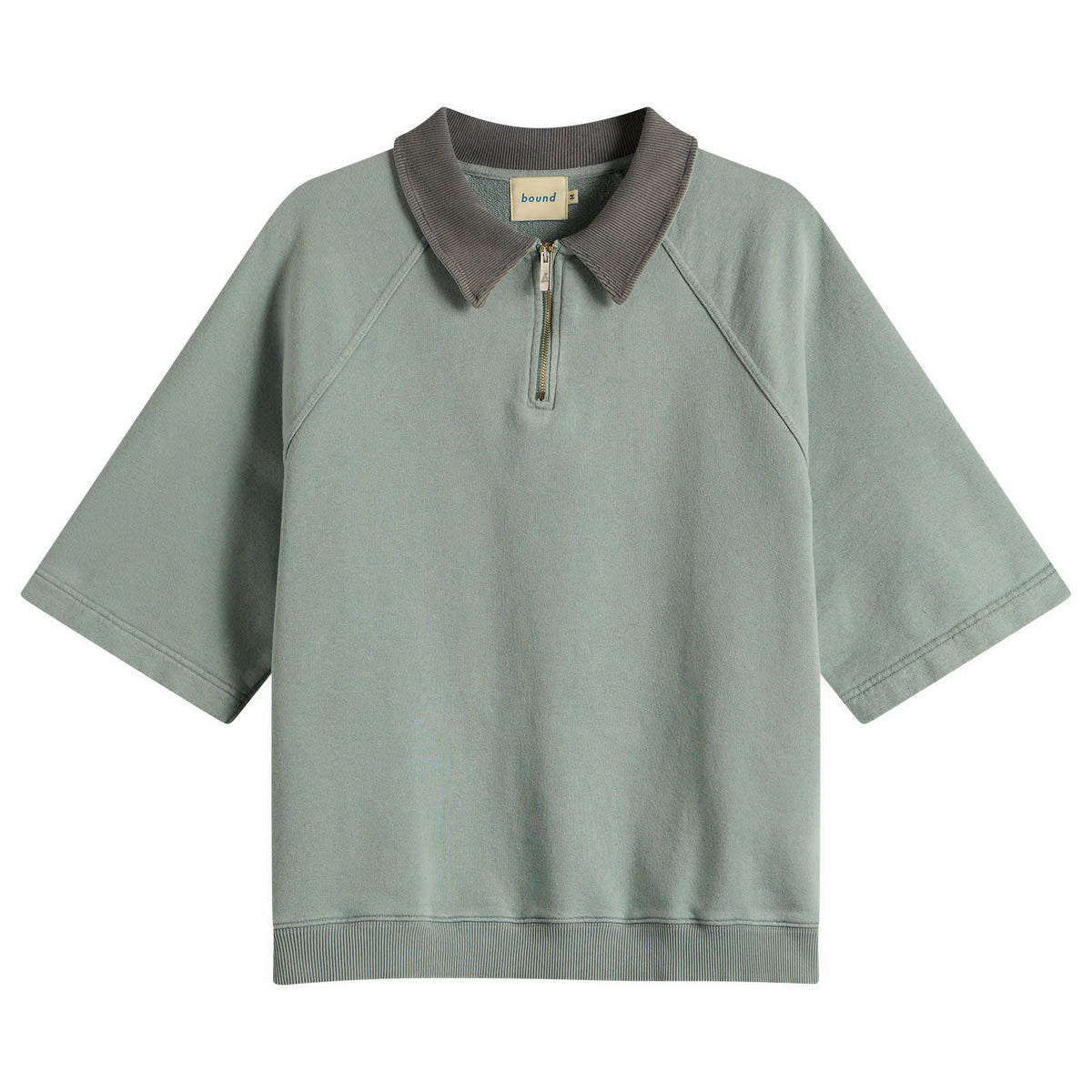Bound Snow Wash Jersey Half Zip Polo