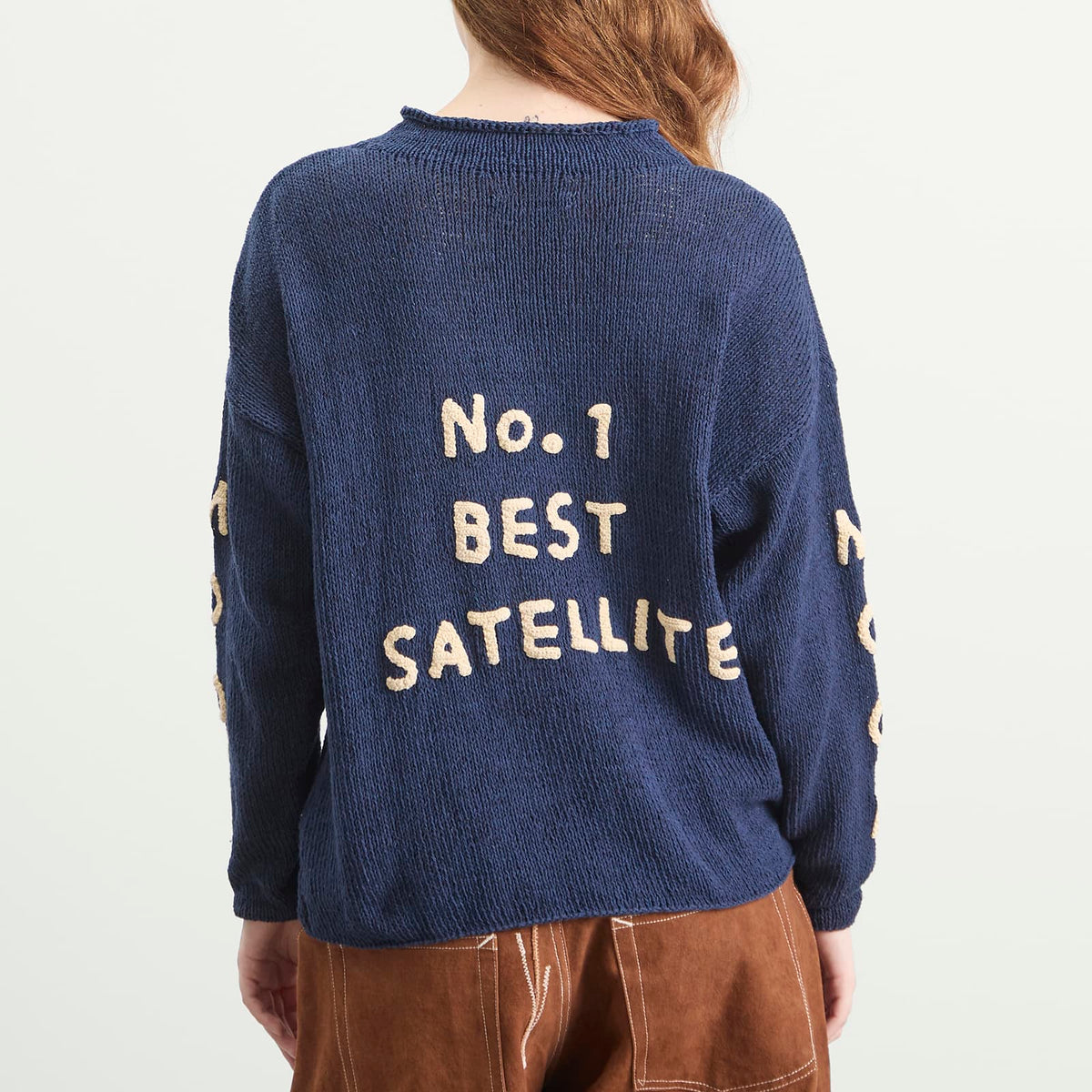 Story mfg. Hand Knit Twinsun Roll Neck