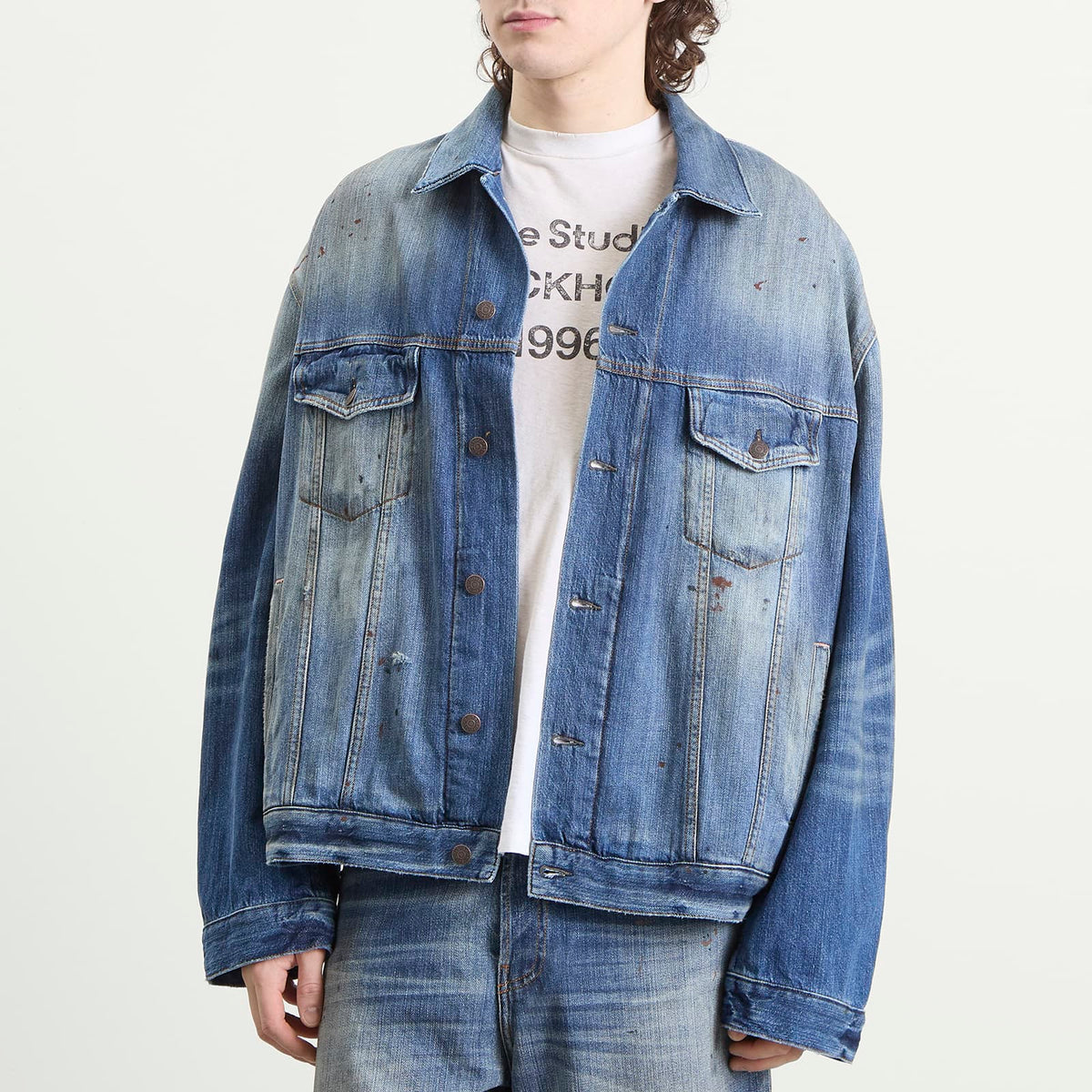 Acne Studios Blue Trafalgar Denim Jacket
