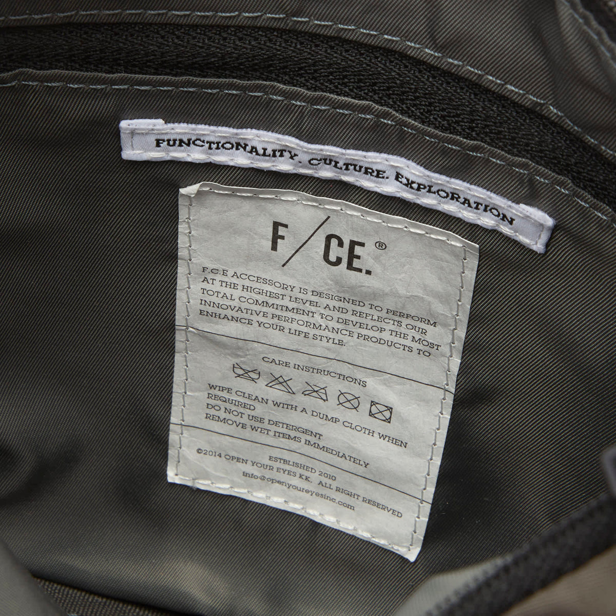 F/CE. Textured Twill Pouch