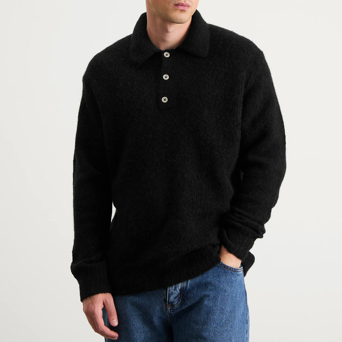 Norse Projects Rasmus Brushed Knit Polo