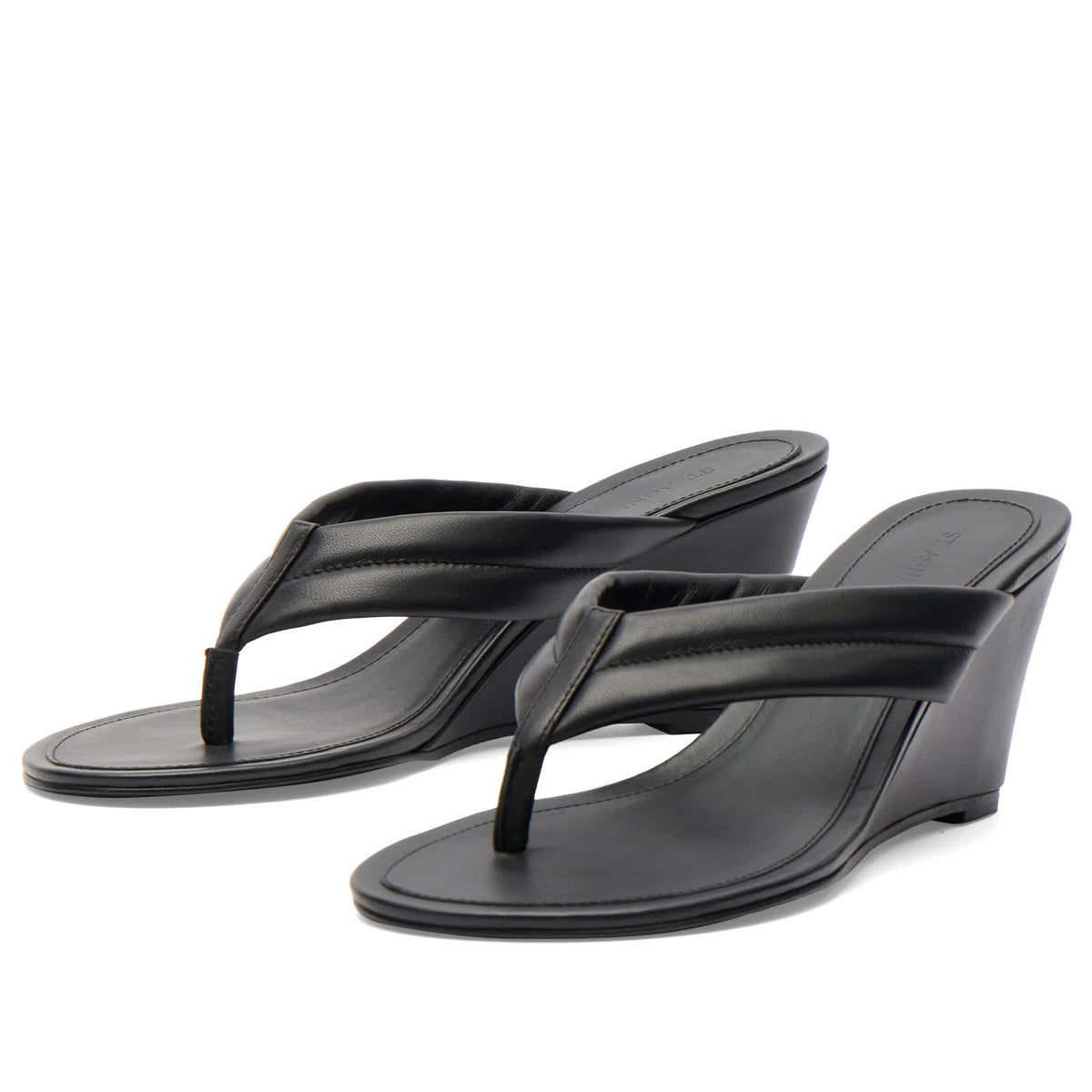 St. Agni Stitch Detail Thong Wedge