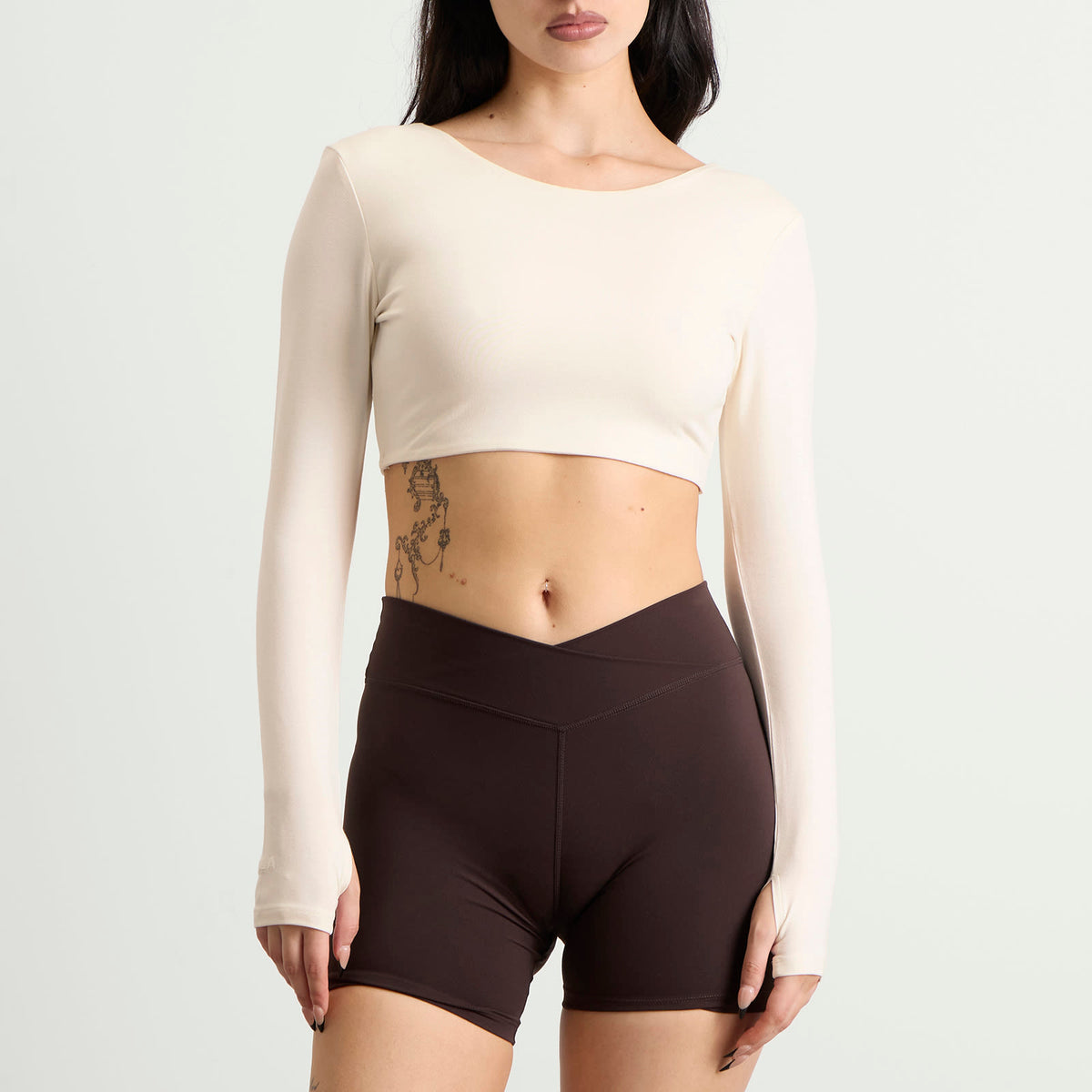 TALA Tie Reversible Long Sleeve Top