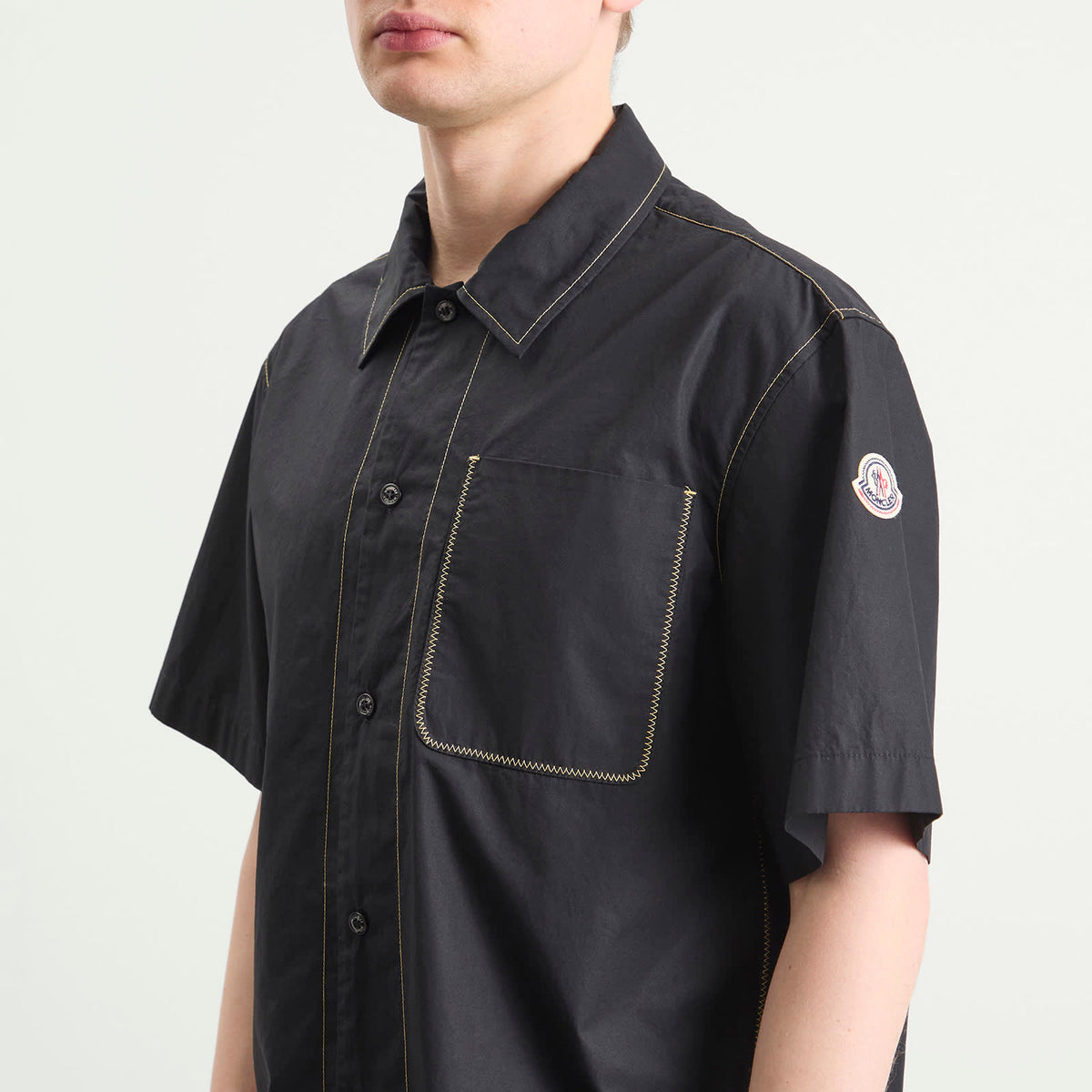 Moncler Contrast Stitch Shirt