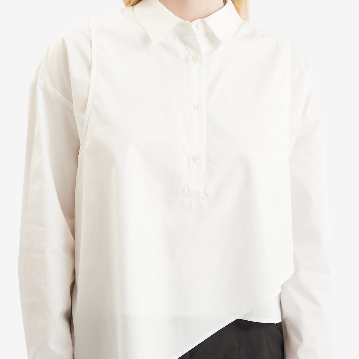 STEL Asymmetric Double Layer Shirt