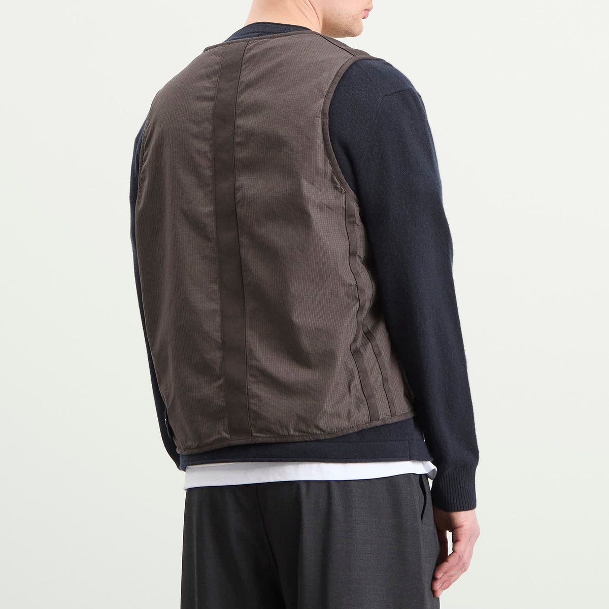 Stone Island Cotton Nylon Micro Ripstop Utility Vest