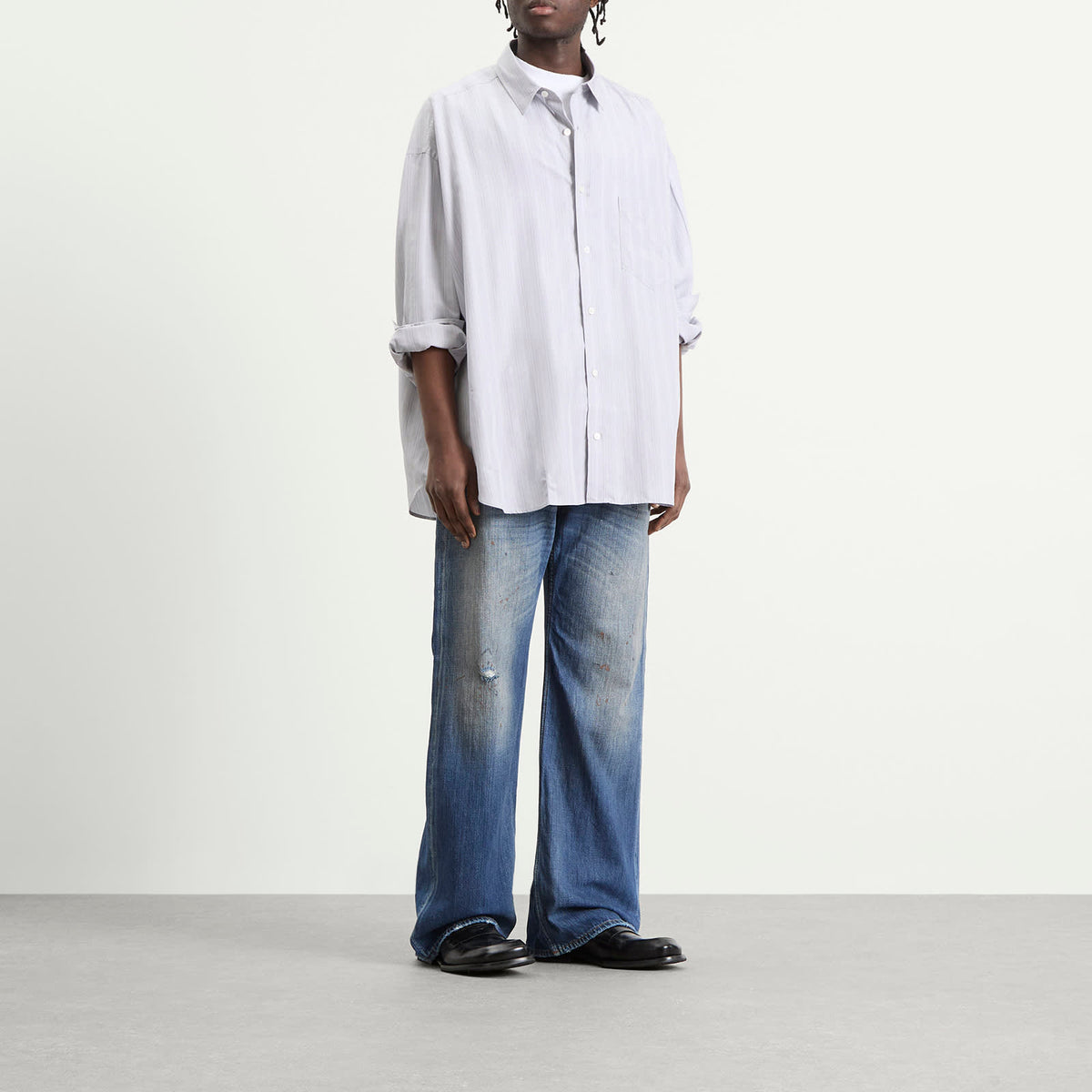 Acne Studios 2021 Blue Trafalgar Wide Leg Jeans